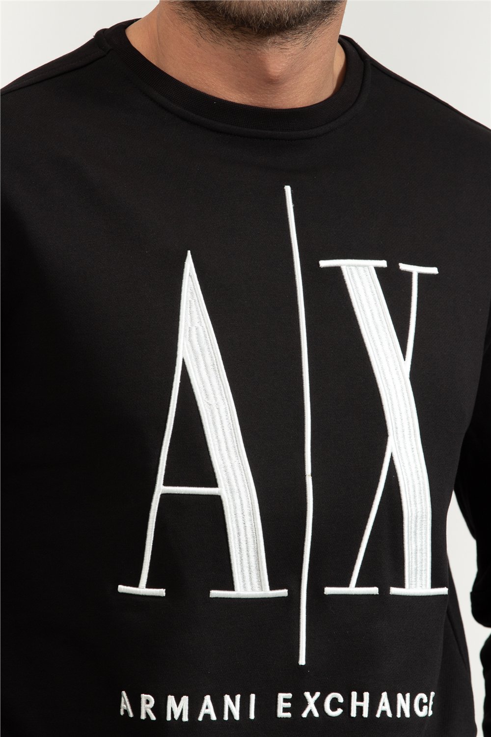 Armani Exchange Erkek Bisiklet Yaka Sweatshirt