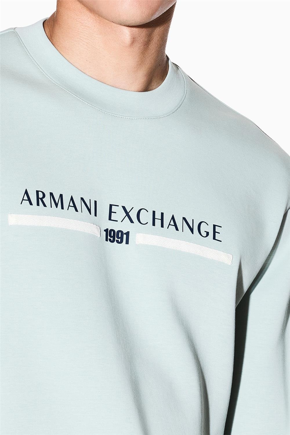 Armani Exchange Erkek Bisiklet Yaka Sweatshirt