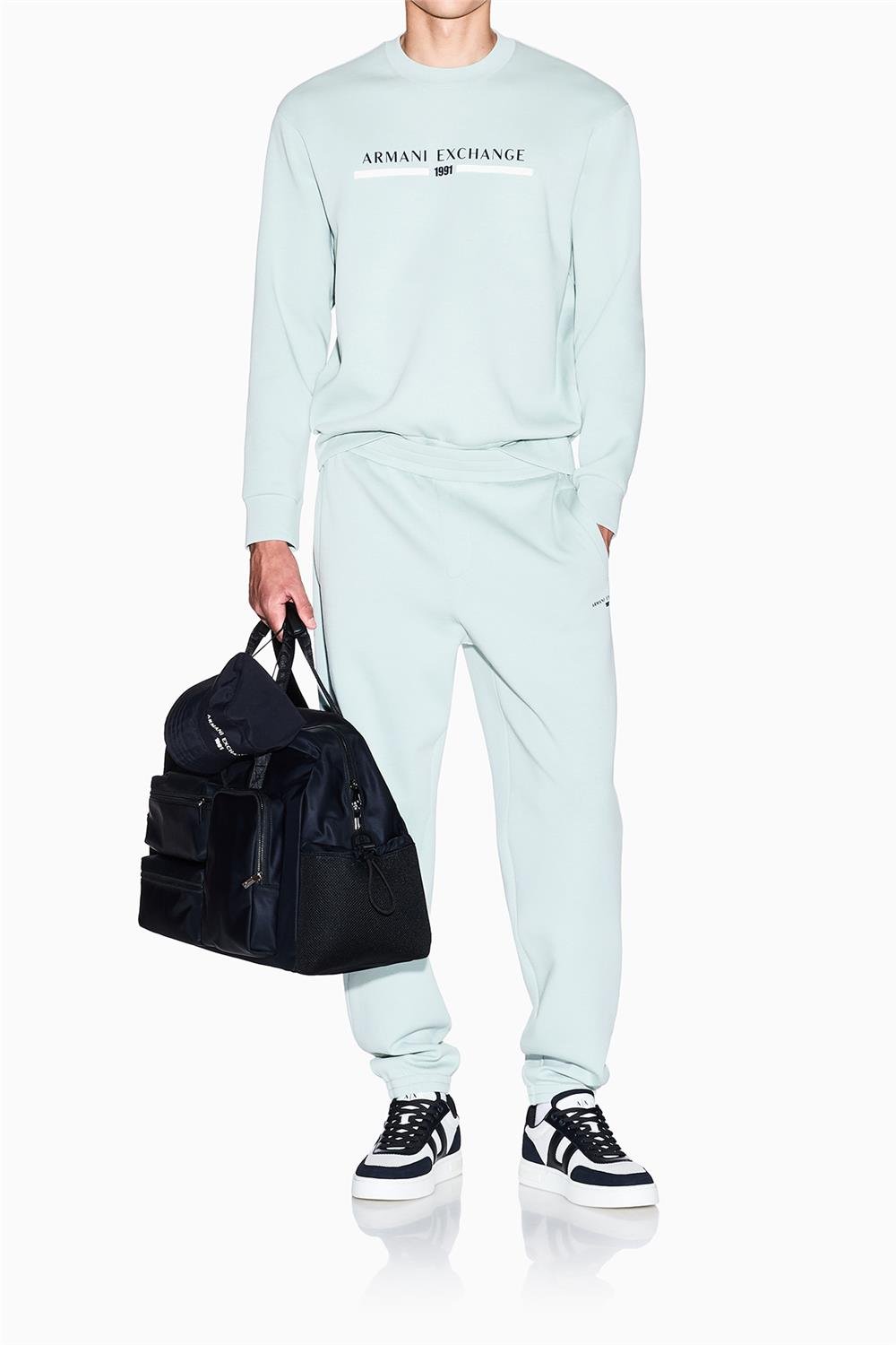 Armani Exchange Erkek Bisiklet Yaka Sweatshirt