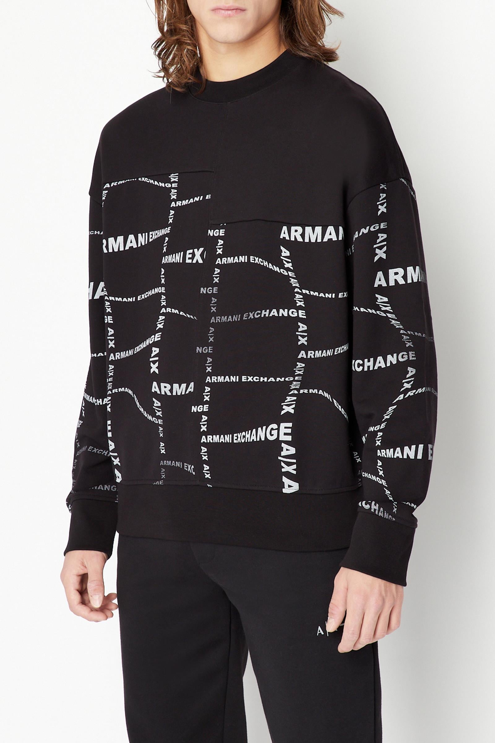 Armani Exchange Erkek Bisiklet Yaka Sweatshirt