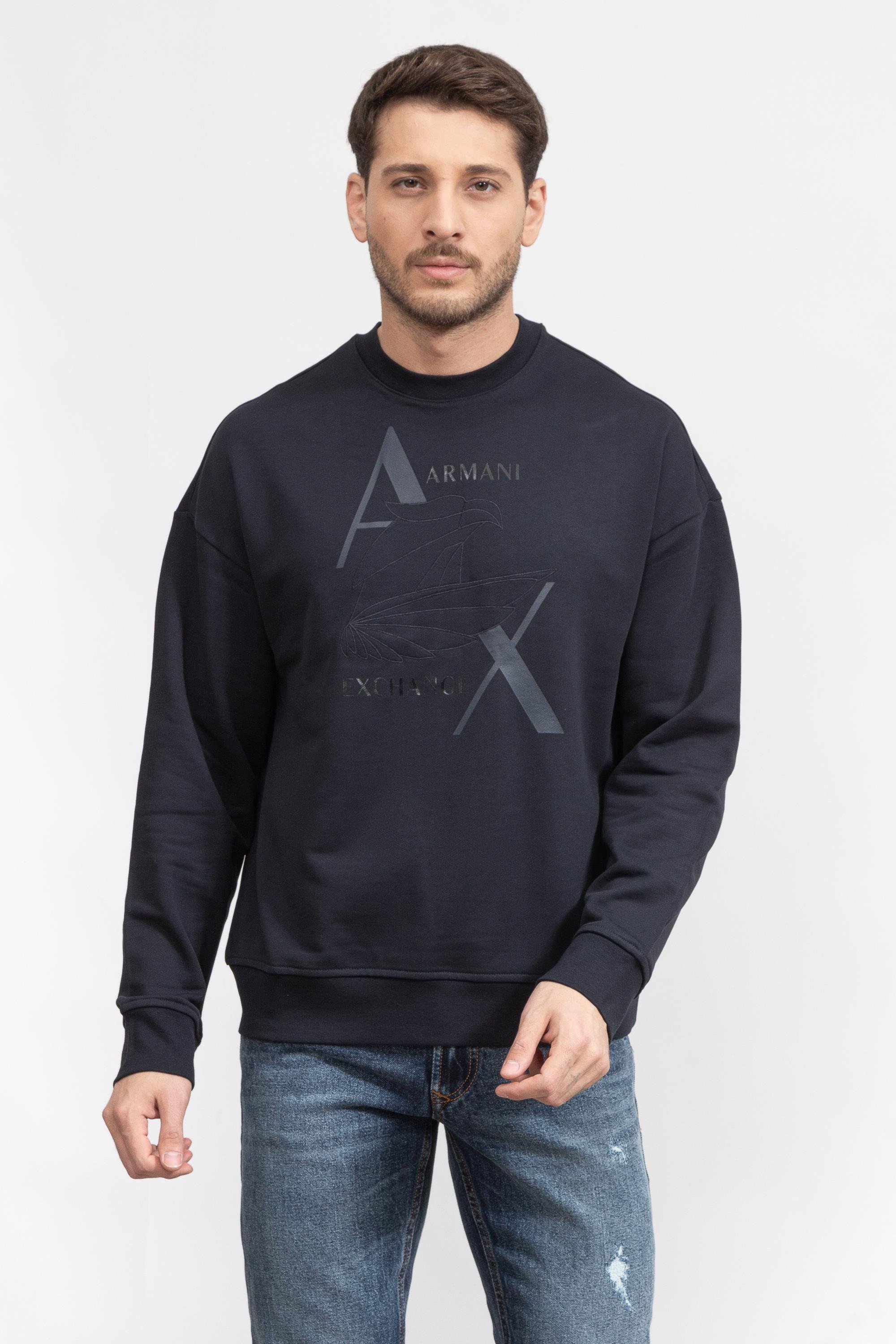 Armani Exchange Erkek Bisiklet Yaka Sweatshirt
