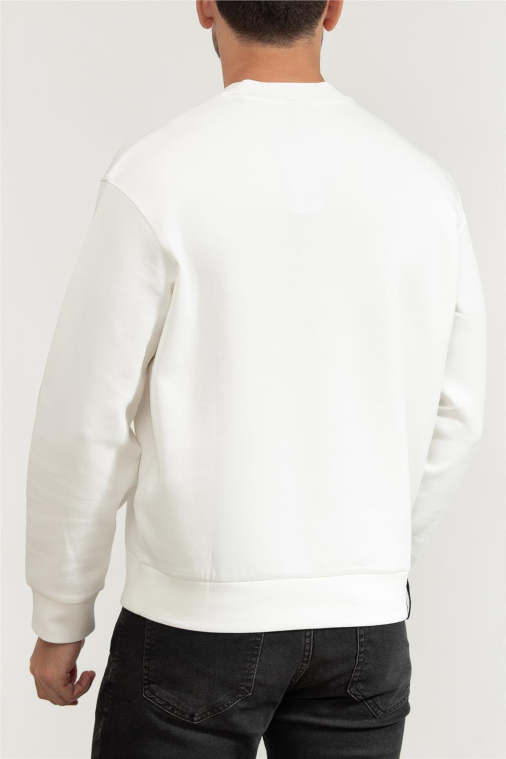 Armani Exchange Erkek Bisiklet Yaka Sweatshirt