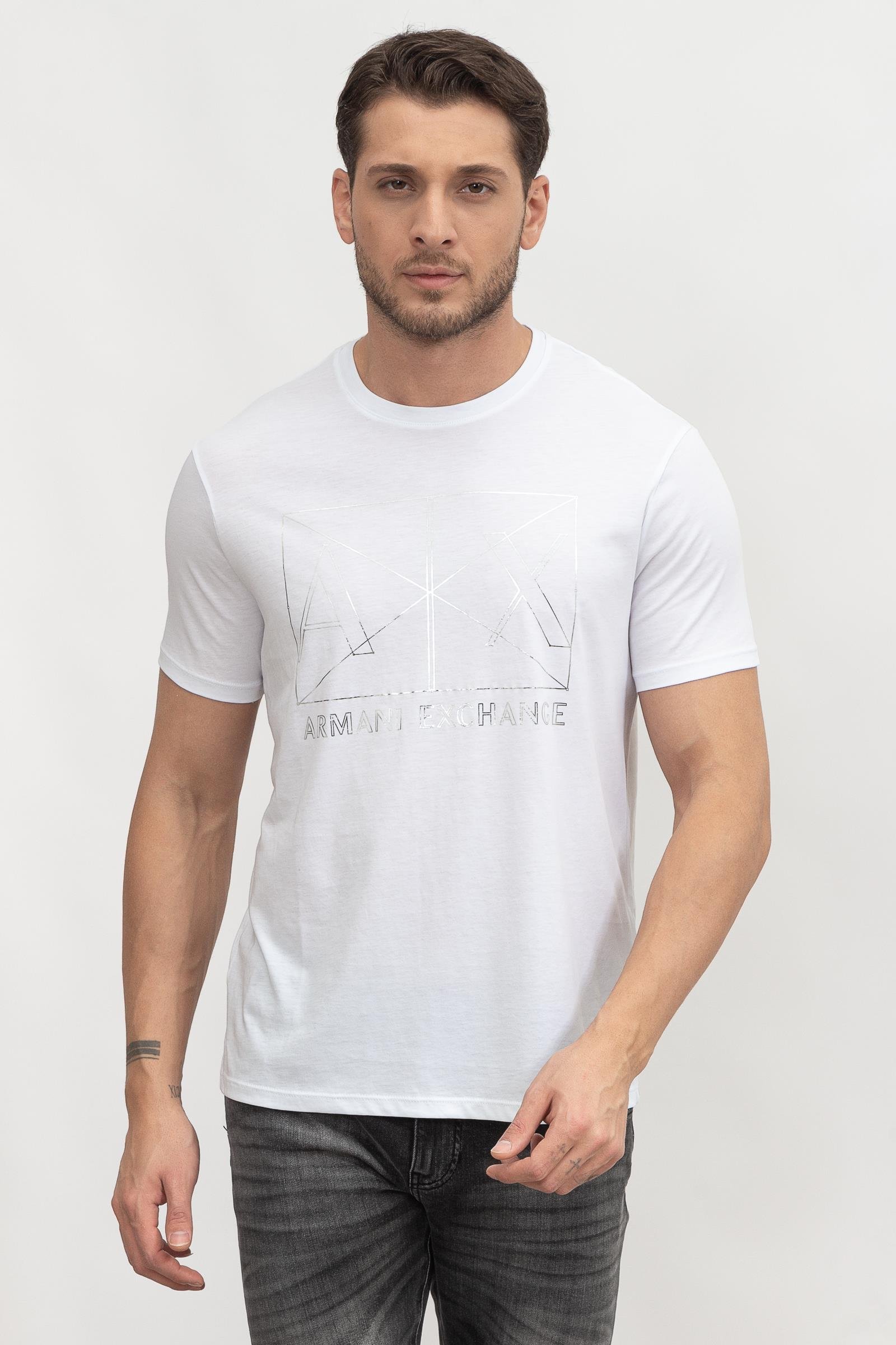 Armani Exchange Erkek Bisiklet Yaka T-Shirt