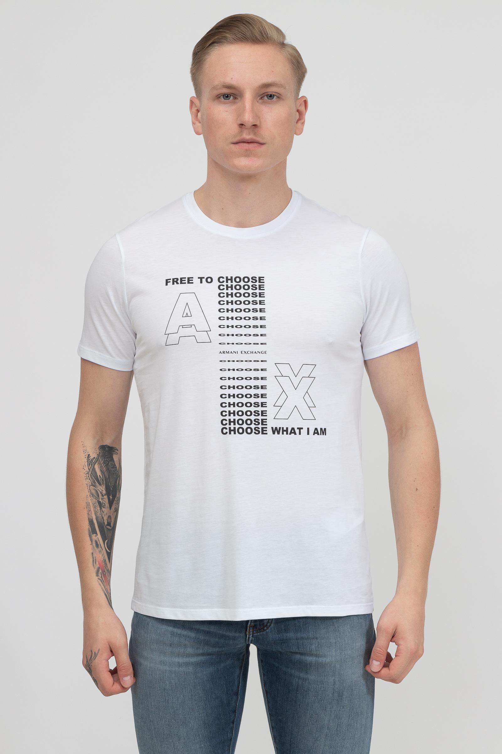 Armani Exchange Erkek Bisiklet Yaka T-Shirt