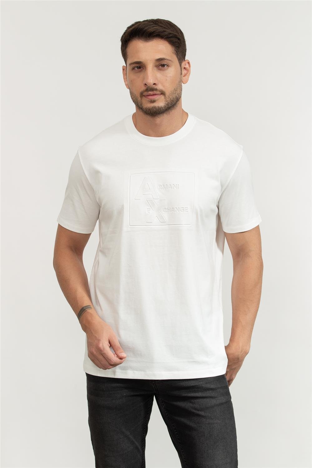 Armani Exchange Erkek Bisiklet Yaka T-Shirt