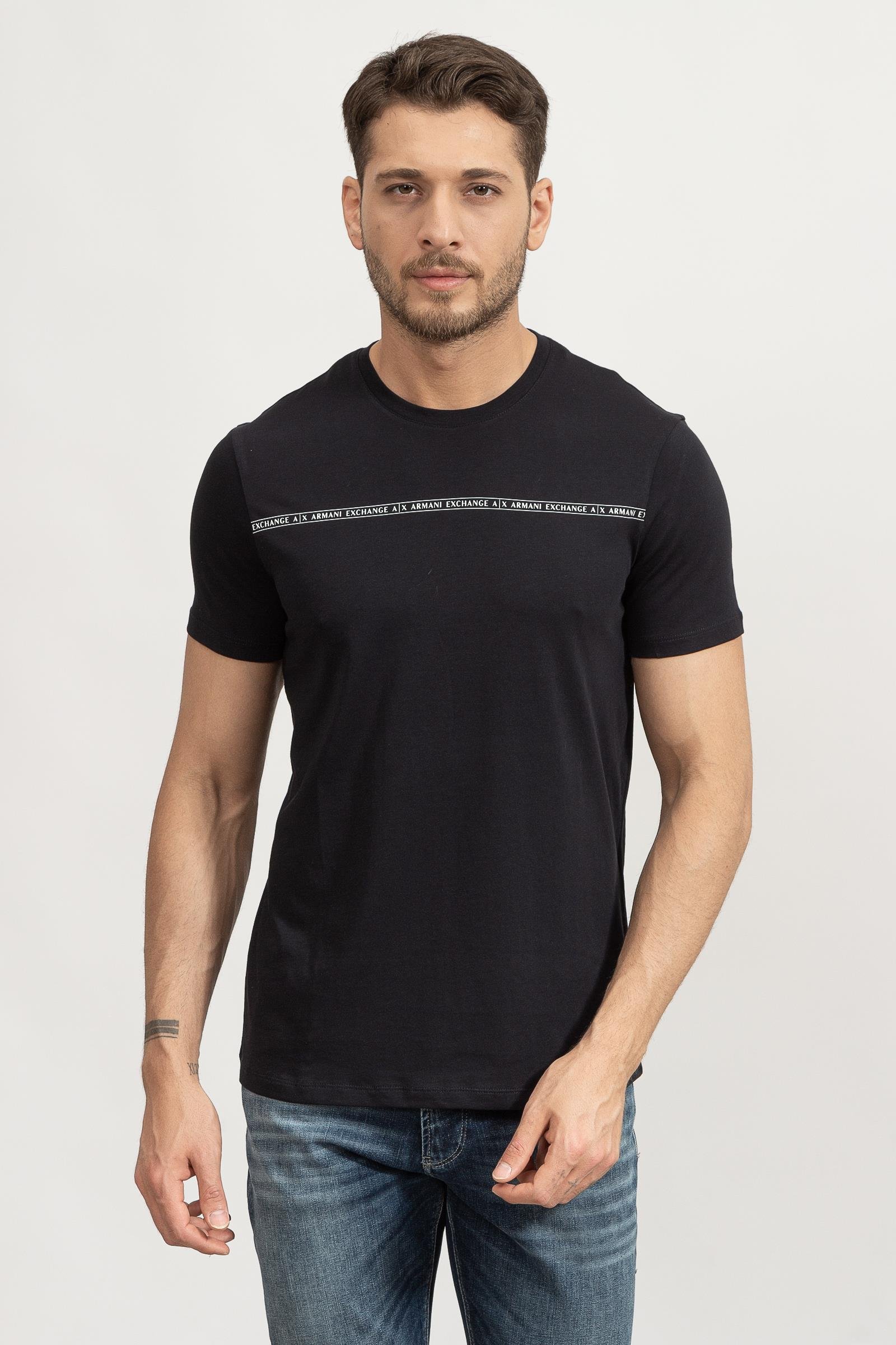 Armani Exchange Erkek Bisiklet Yaka T-Shirt