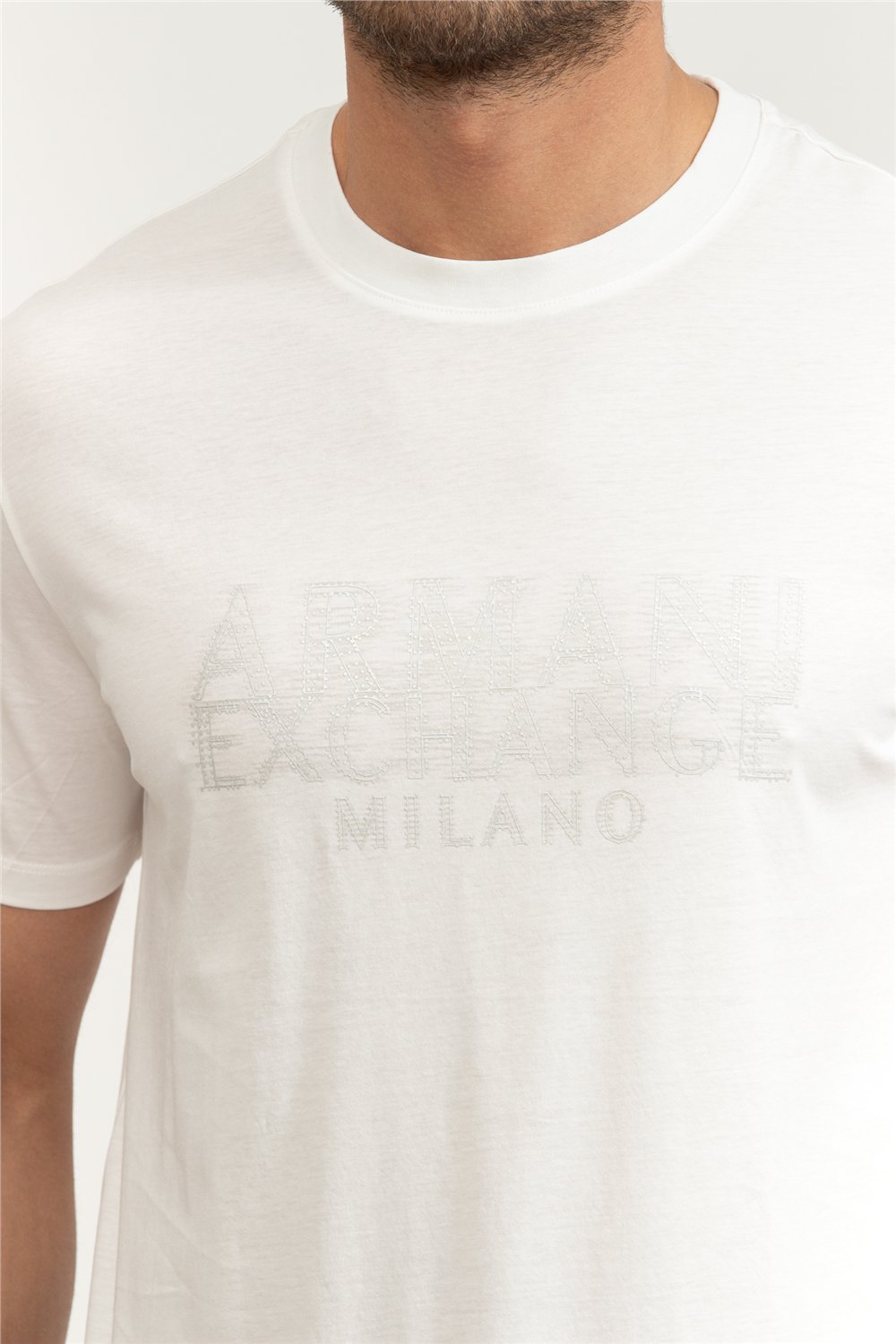 Armani Exchange Erkek Bisiklet Yaka T-Shirt
