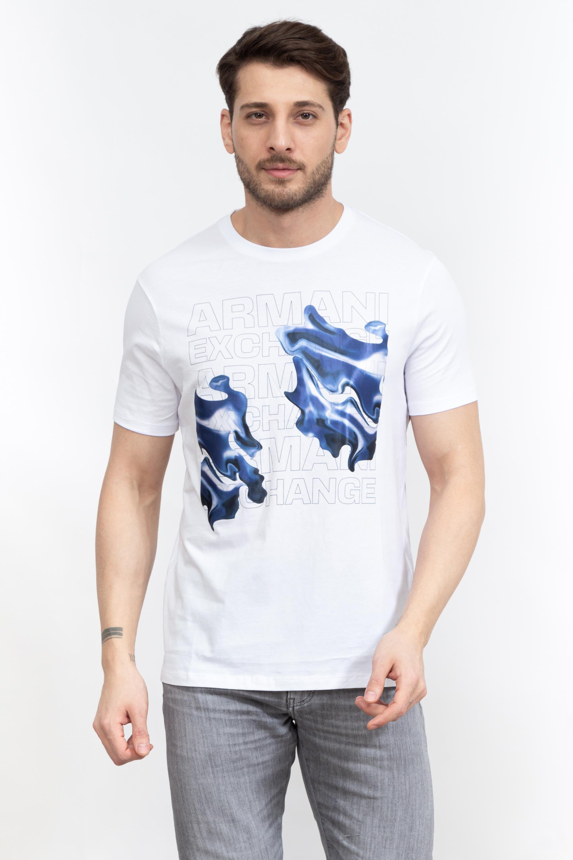 Armani Exchange Erkek Bisiklet Yaka T-Shirt