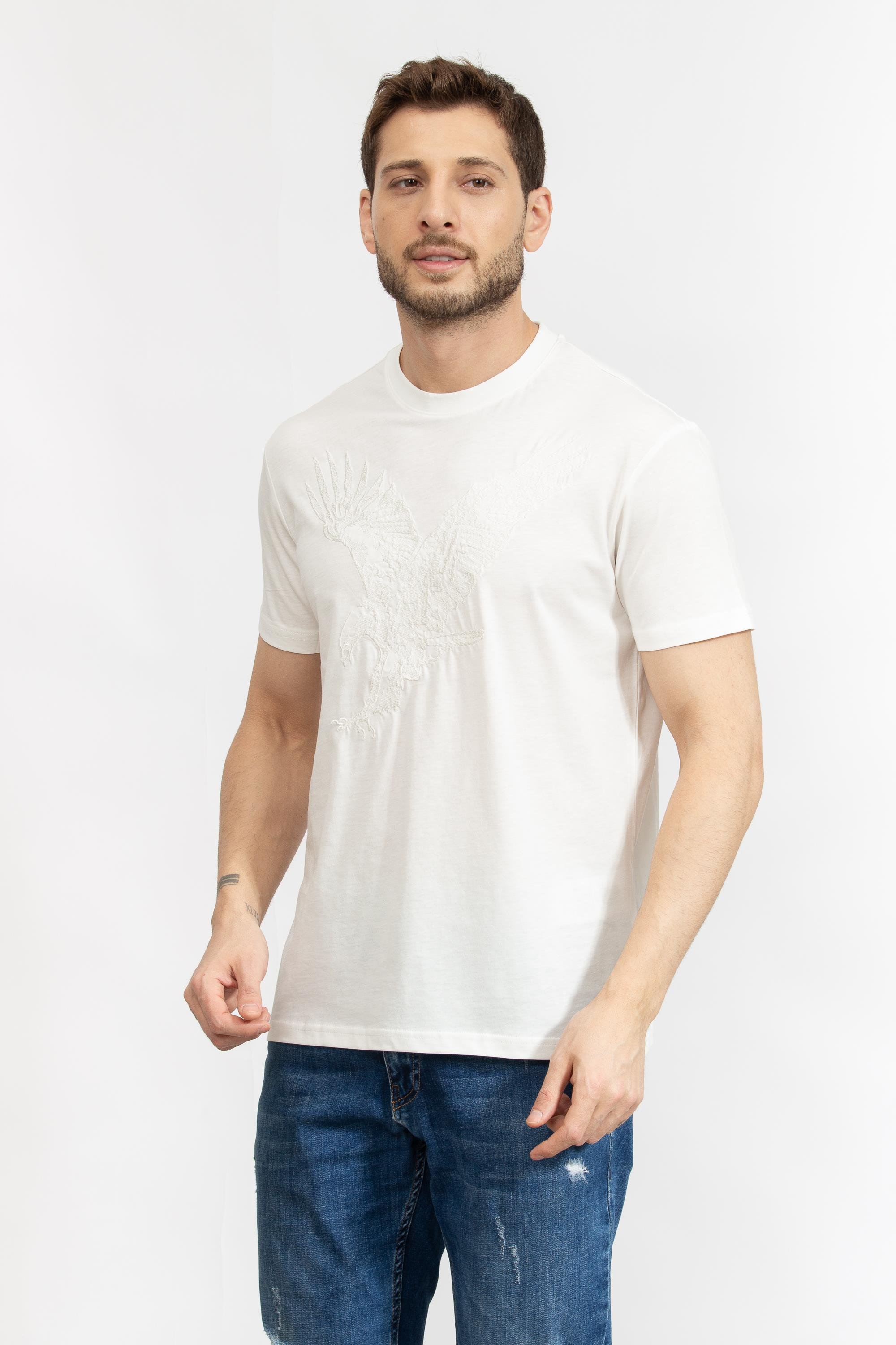 Armani Exchange Erkek Bisiklet Yaka T-Shirt