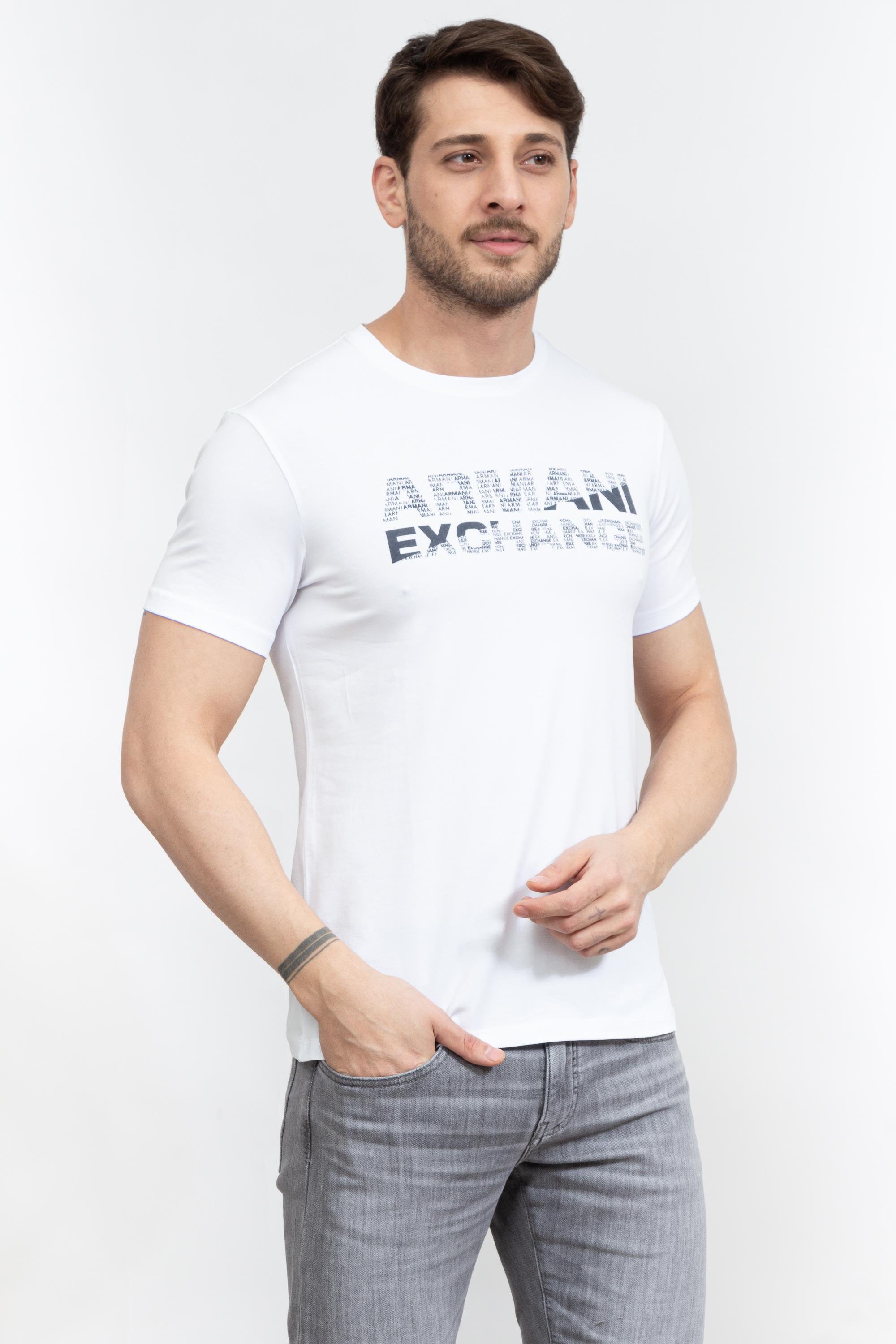 Armani Exchange Erkek Bisiklet Yaka T-Shirt