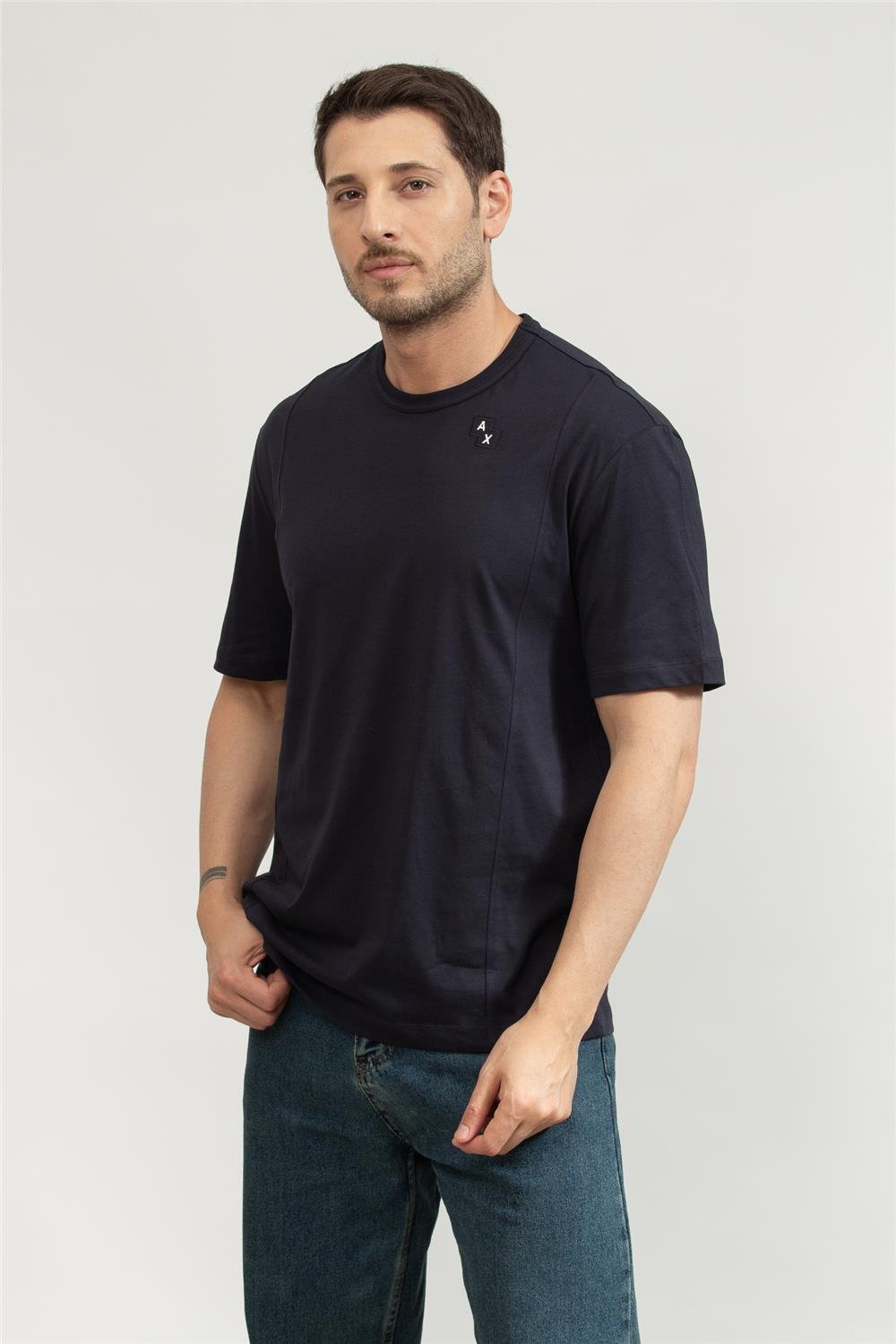 Armani Exchange Erkek Bisiklet Yaka T-Shirt