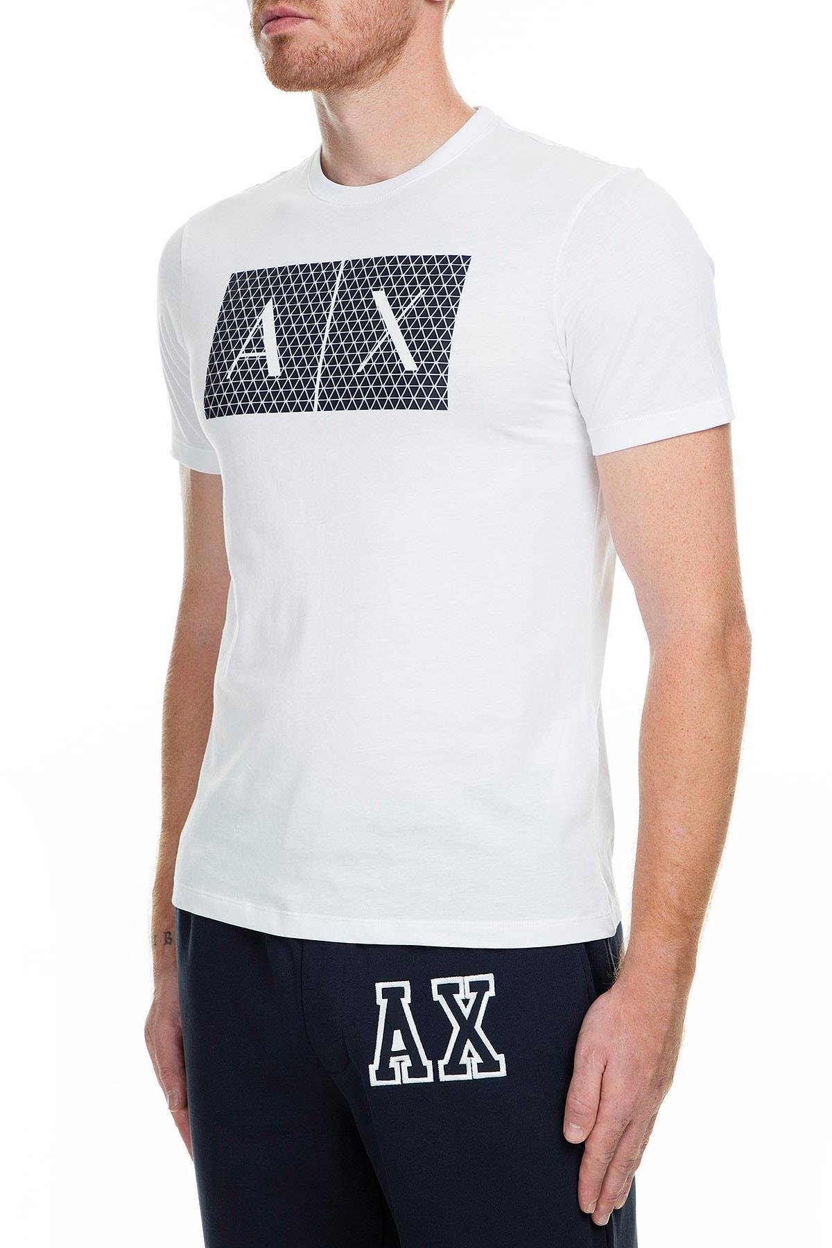 Armani Exchange Erkek Bisiklet Yaka T-Shirt