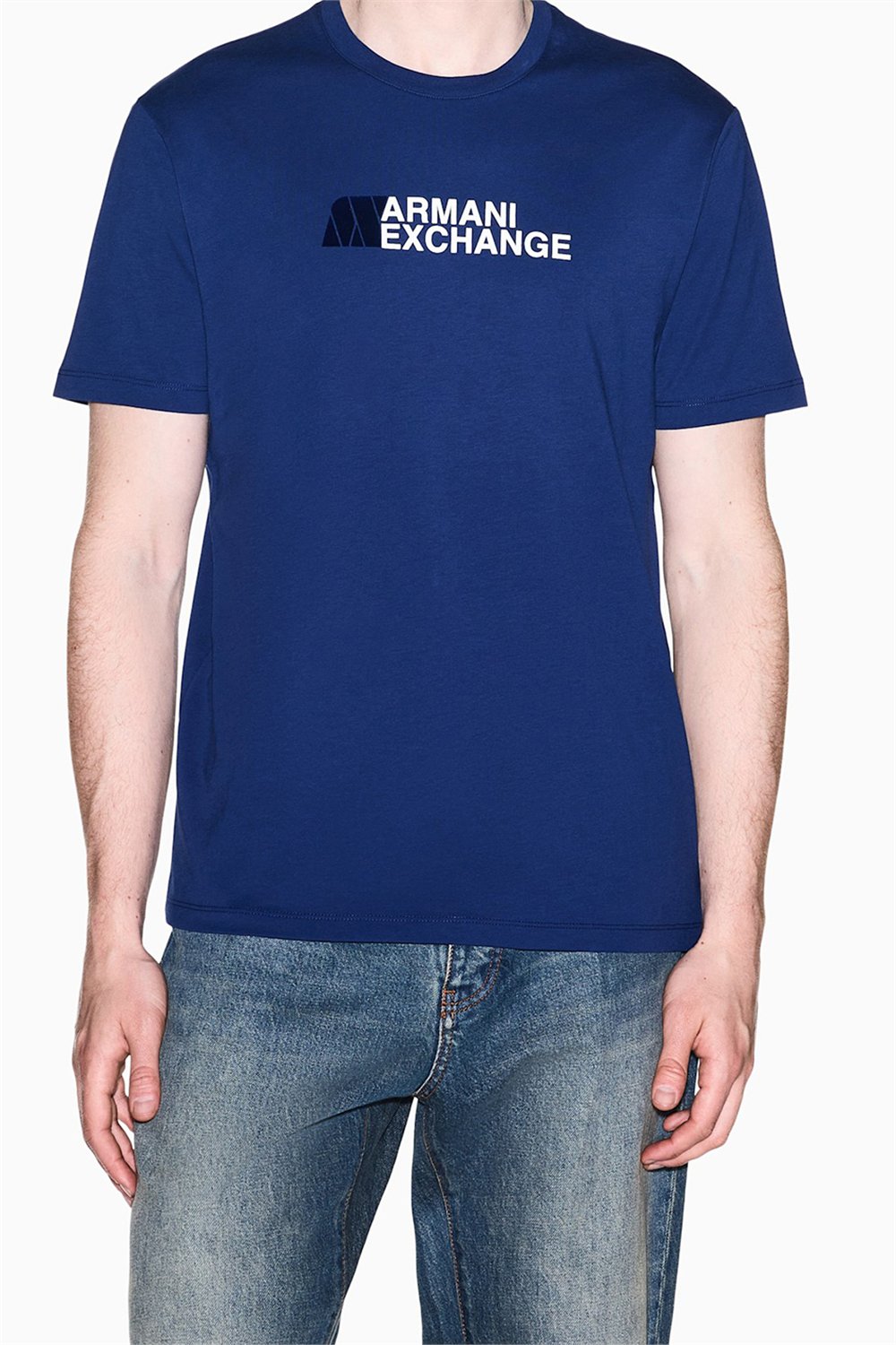 Armani Exchange Erkek Bisiklet Yaka T-Shirt