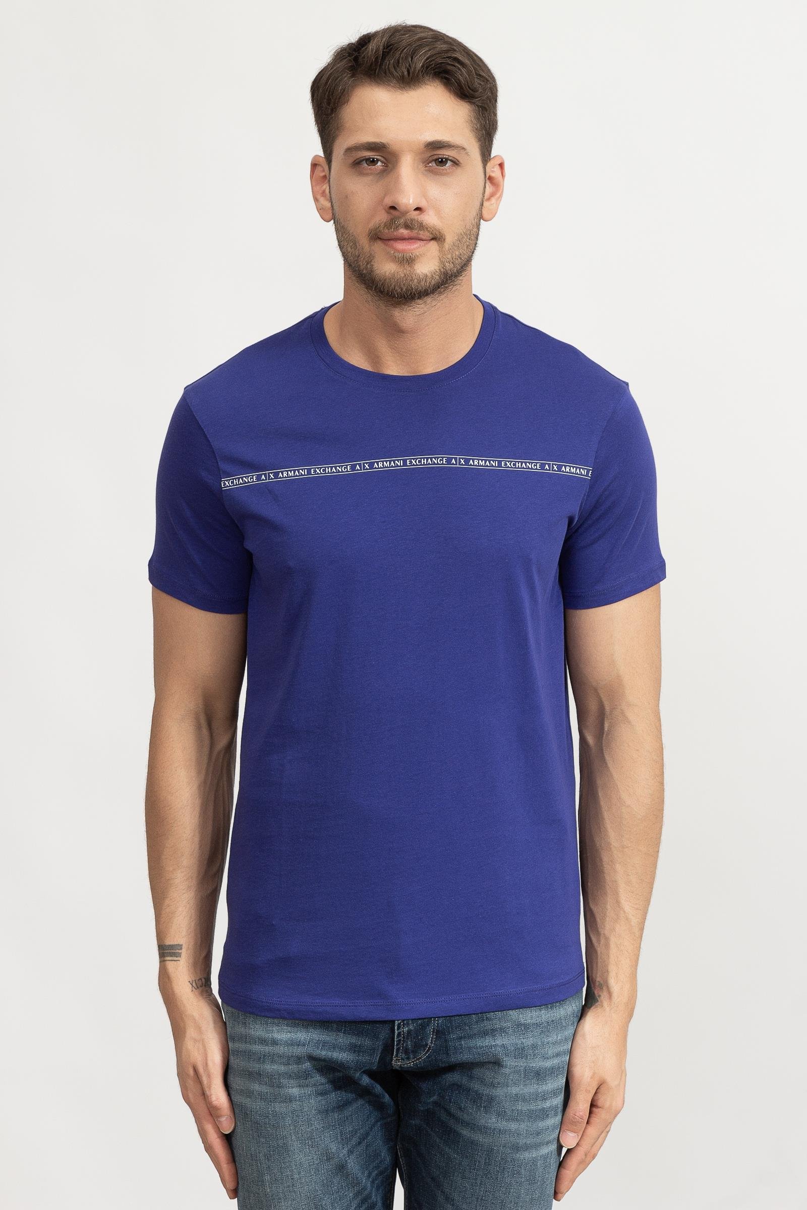 Armani Exchange Erkek Bisiklet Yaka T-Shirt