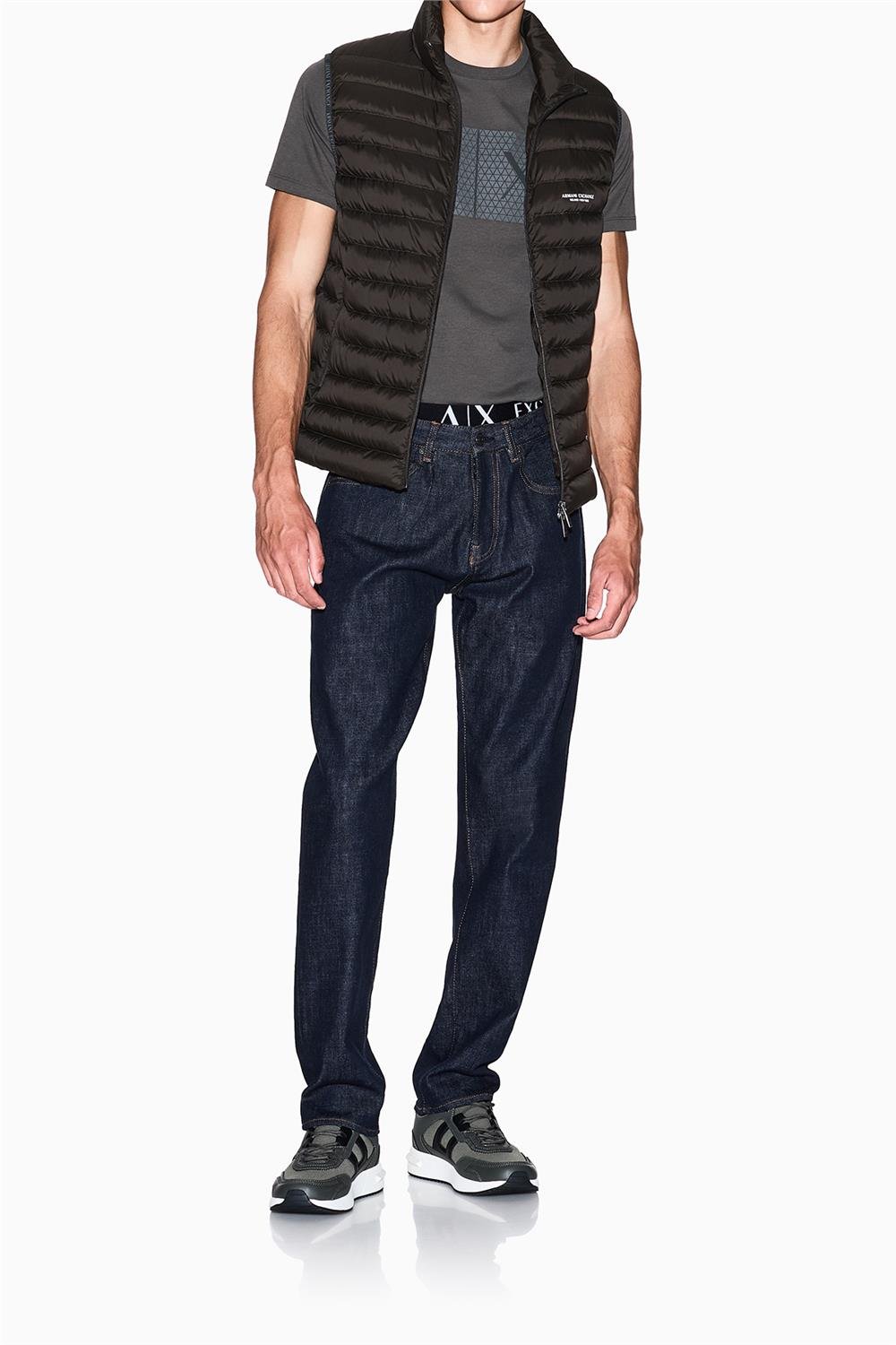 Armani Exchange Erkek Bisiklet Yaka T-Shirt