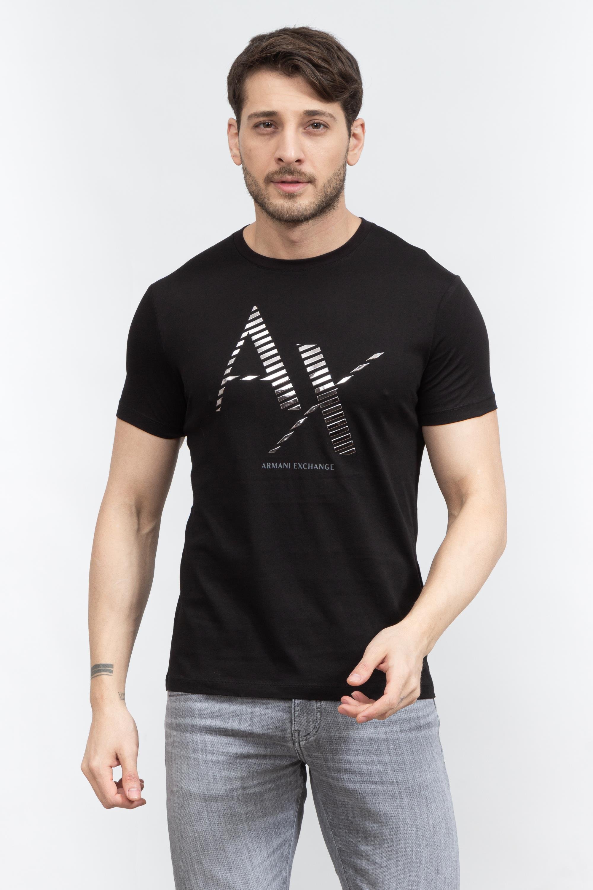 Armani Exchange Erkek Bisiklet Yaka T-Shirt