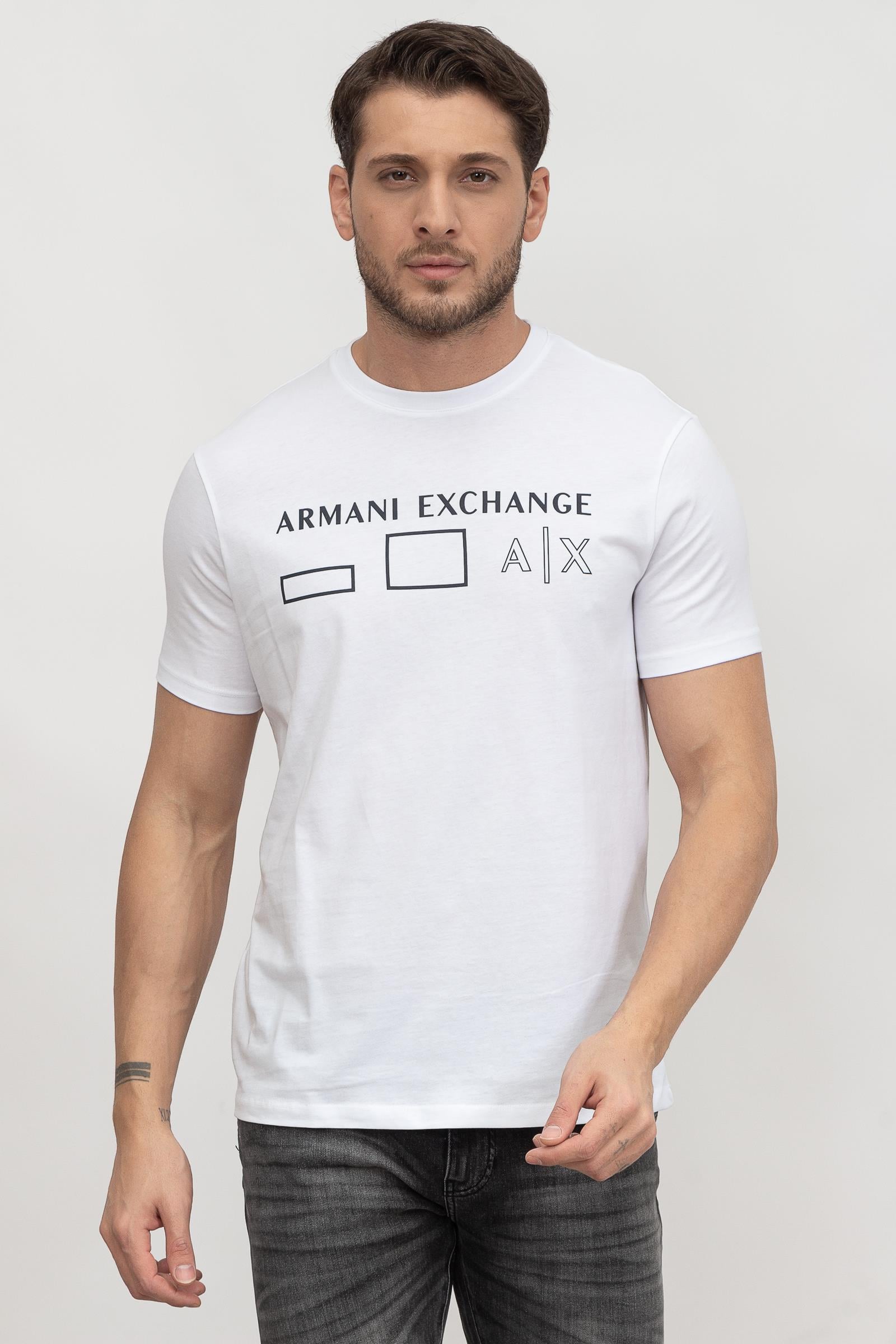 Armani Exchange Erkek Bisiklet Yaka T-Shirt