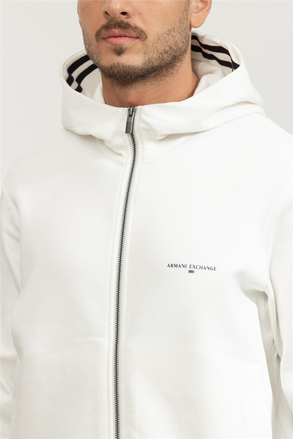 Armani Exchange Erkek Fermuarlı Sweatshirt