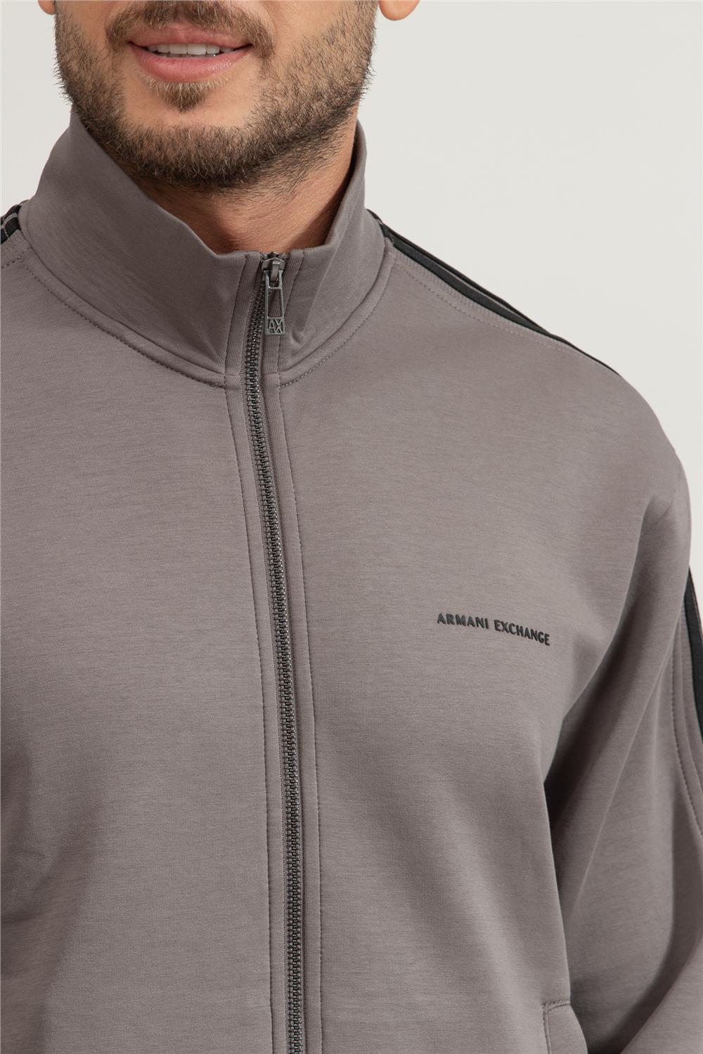 Armani Exchange Erkek Fermuarlı Sweatshirt