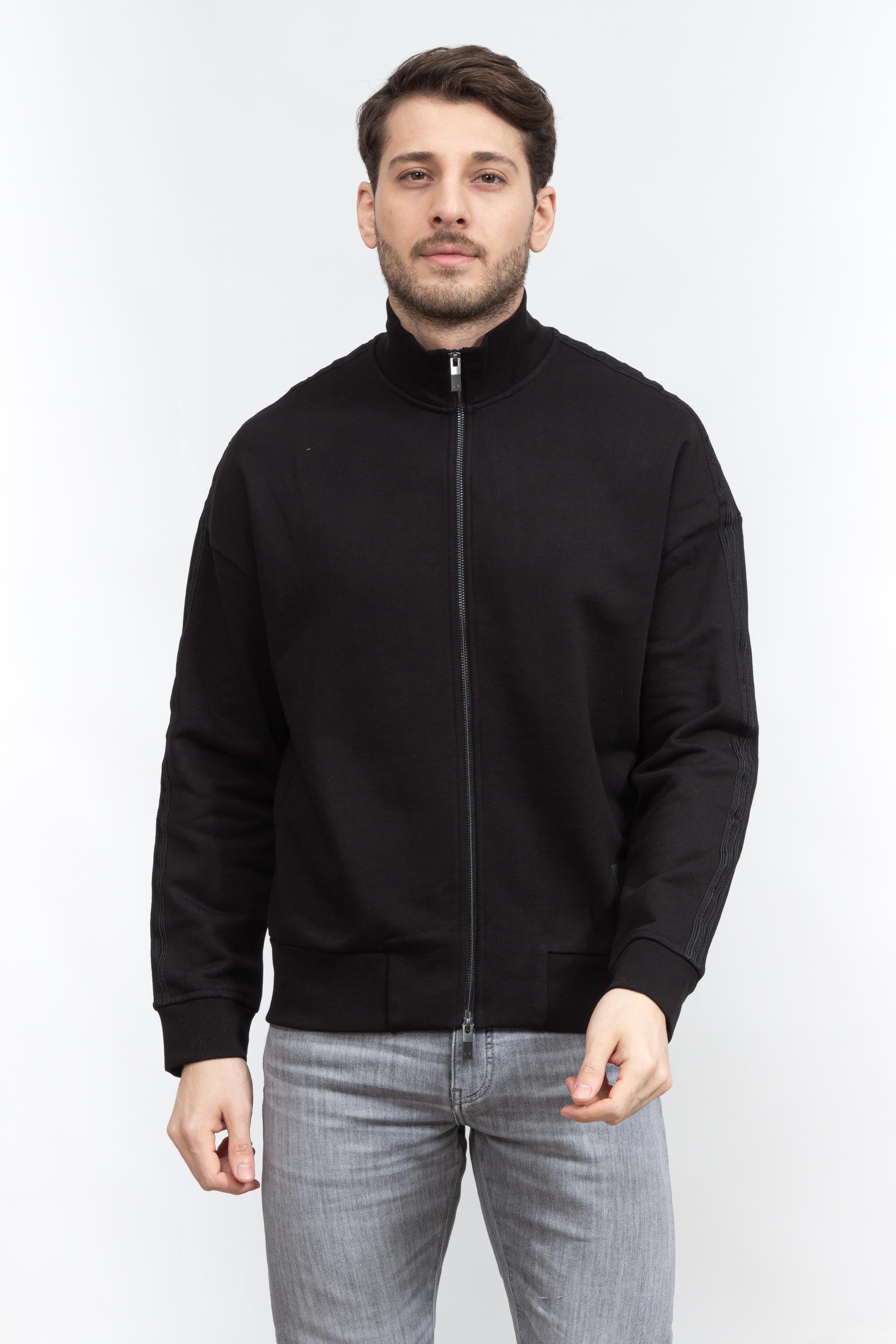 Armani Exchange Erkek Fermuarlı Sweatshirt