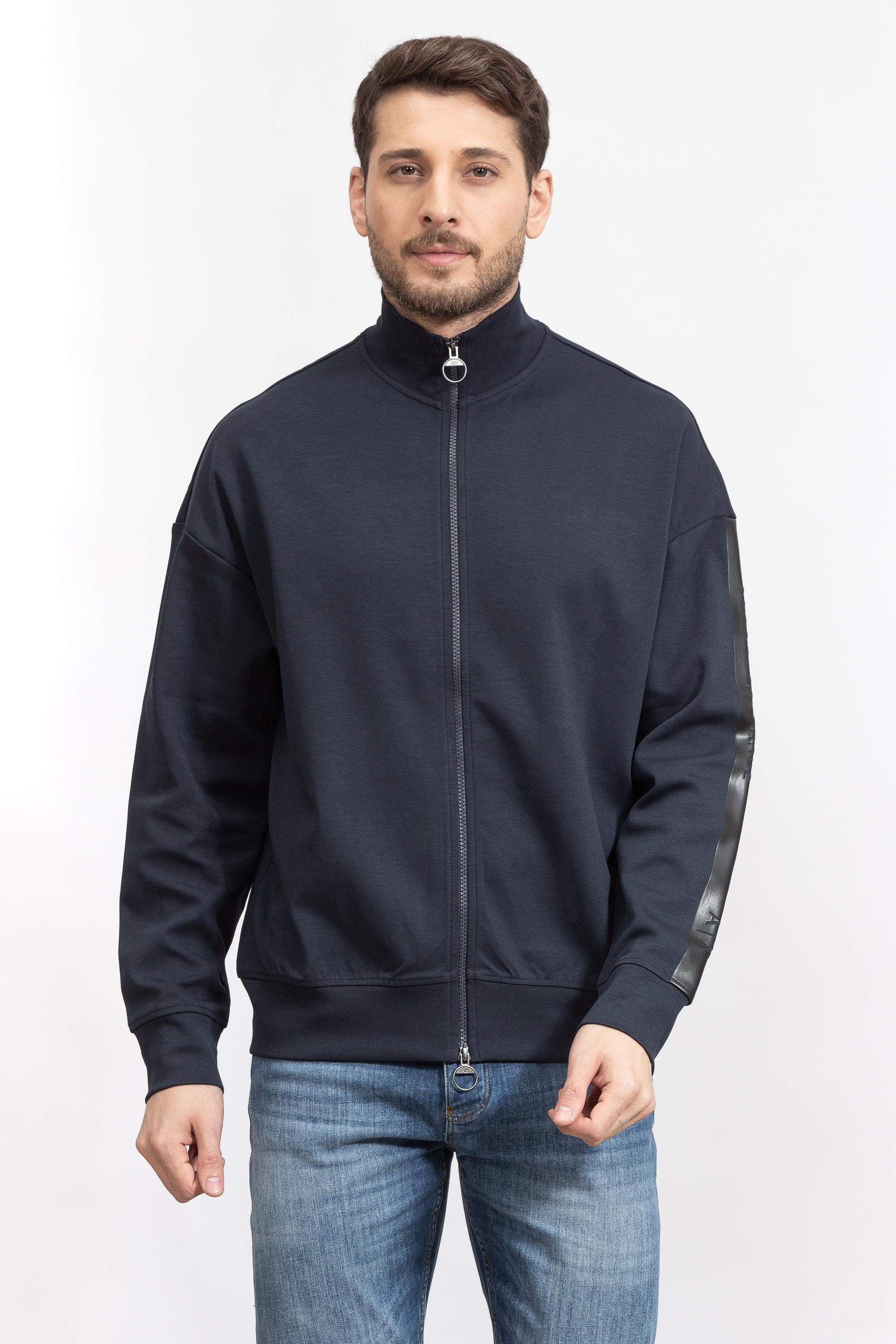 Armani Exchange Erkek Fermuarlı Sweatshirt
