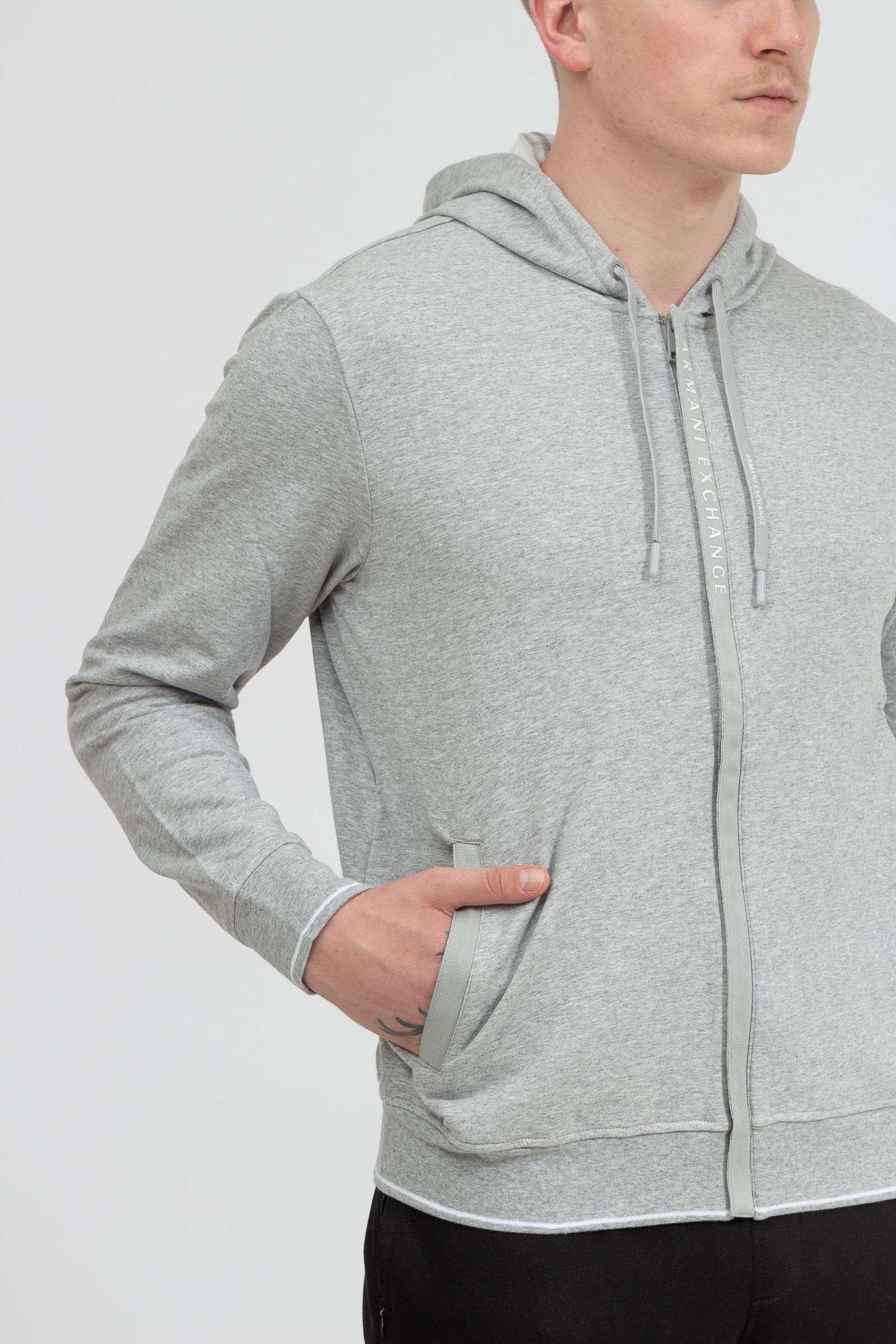 Armani Exchange Erkek Fermuarlı Sweatshirt
