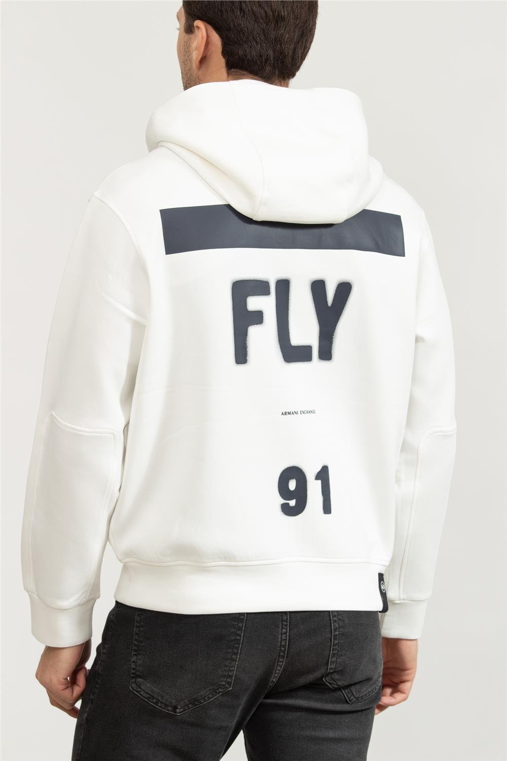 Armani Exchange Erkek Fermuarlı Sweatshirt