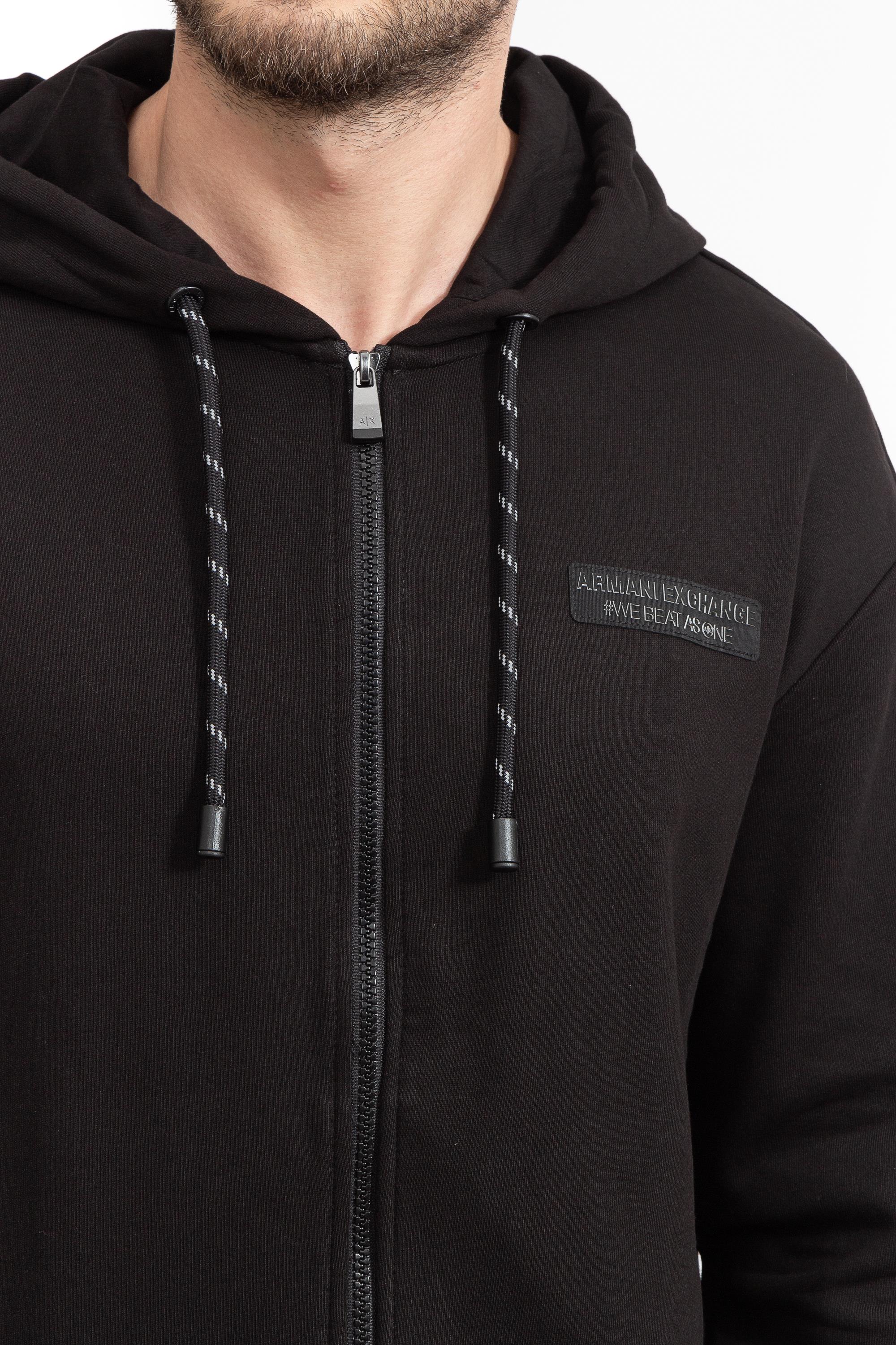 Armani Exchange Erkek Fermuarlı Sweatshirt