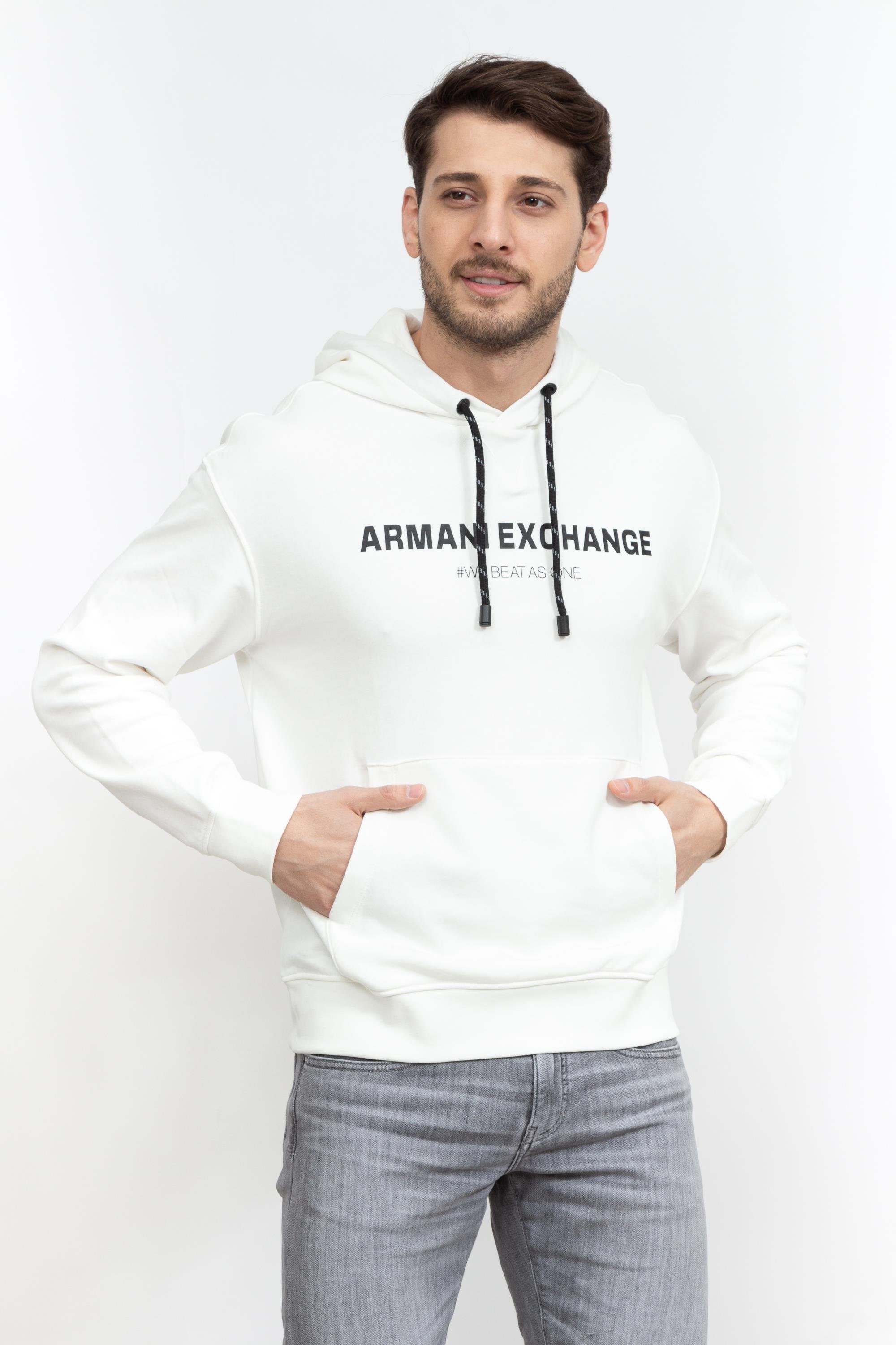 Armani Exchange Erkek Kapüşonlu Sweatshirt