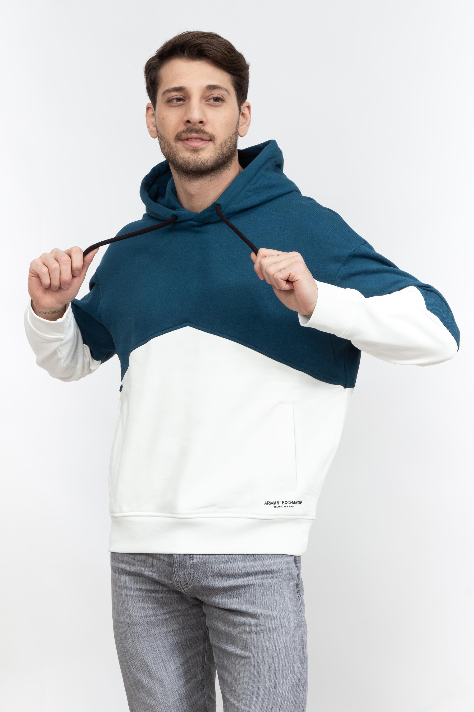 Armani Exchange Erkek Kapüşonlu Sweatshirt