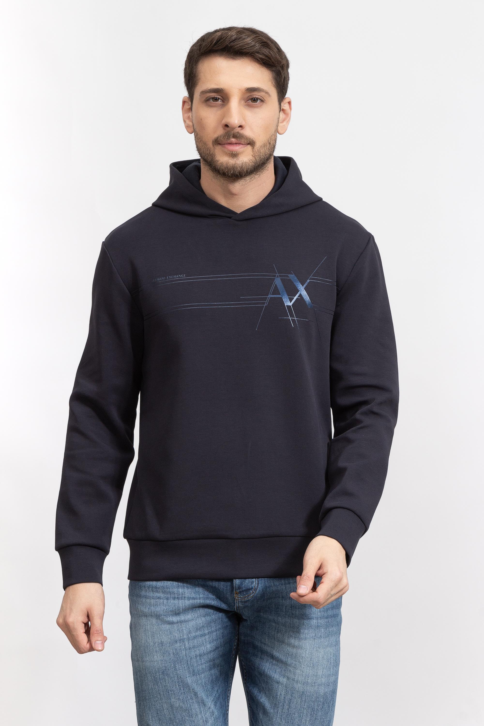 Armani Exchange Erkek Kapüşonlu Sweatshirt