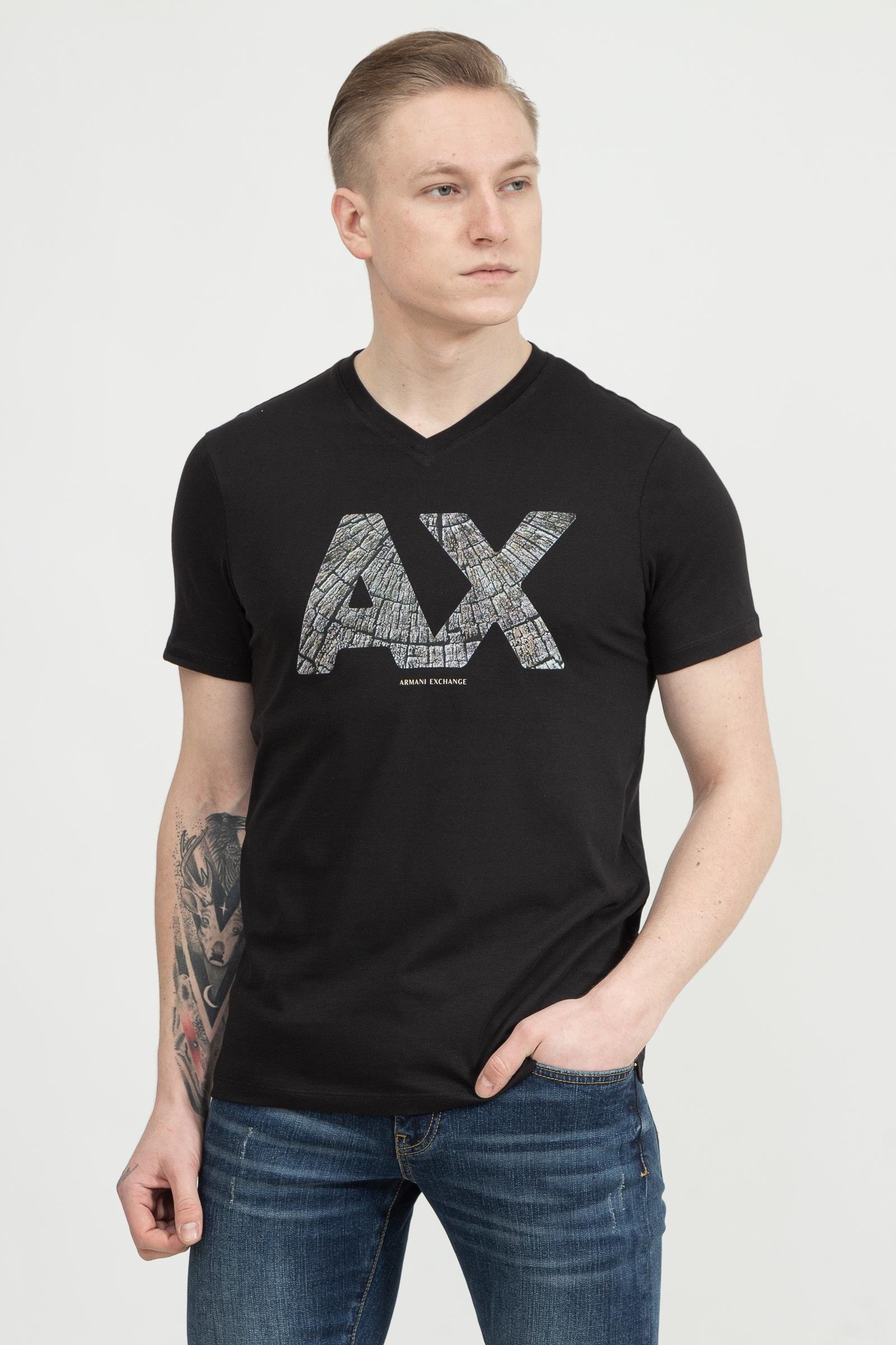 Armani Exchange Erkek V Yaka T-Shirt