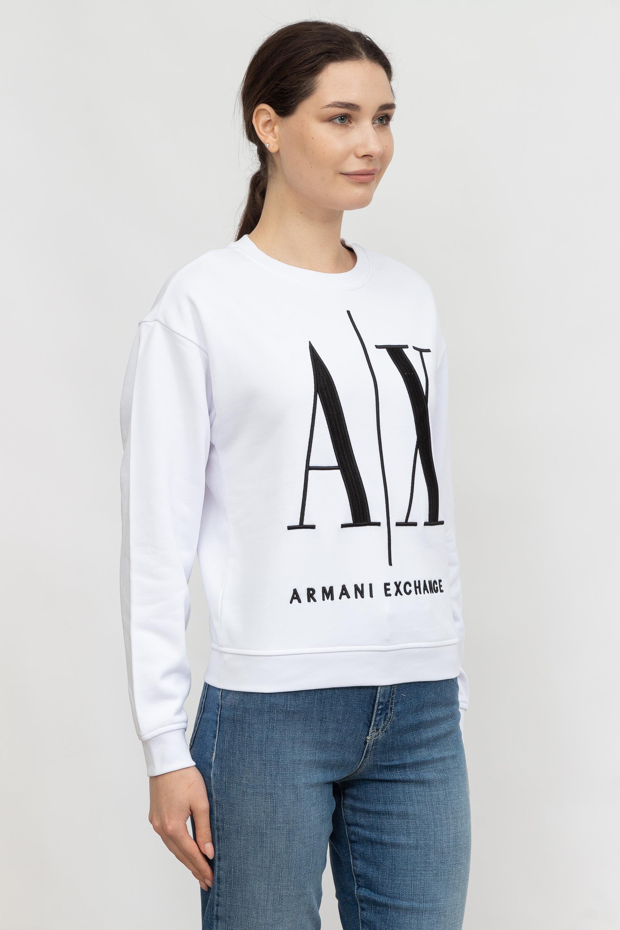 Armani Exchange Kadın Bisiklet Yaka Sweatshirt