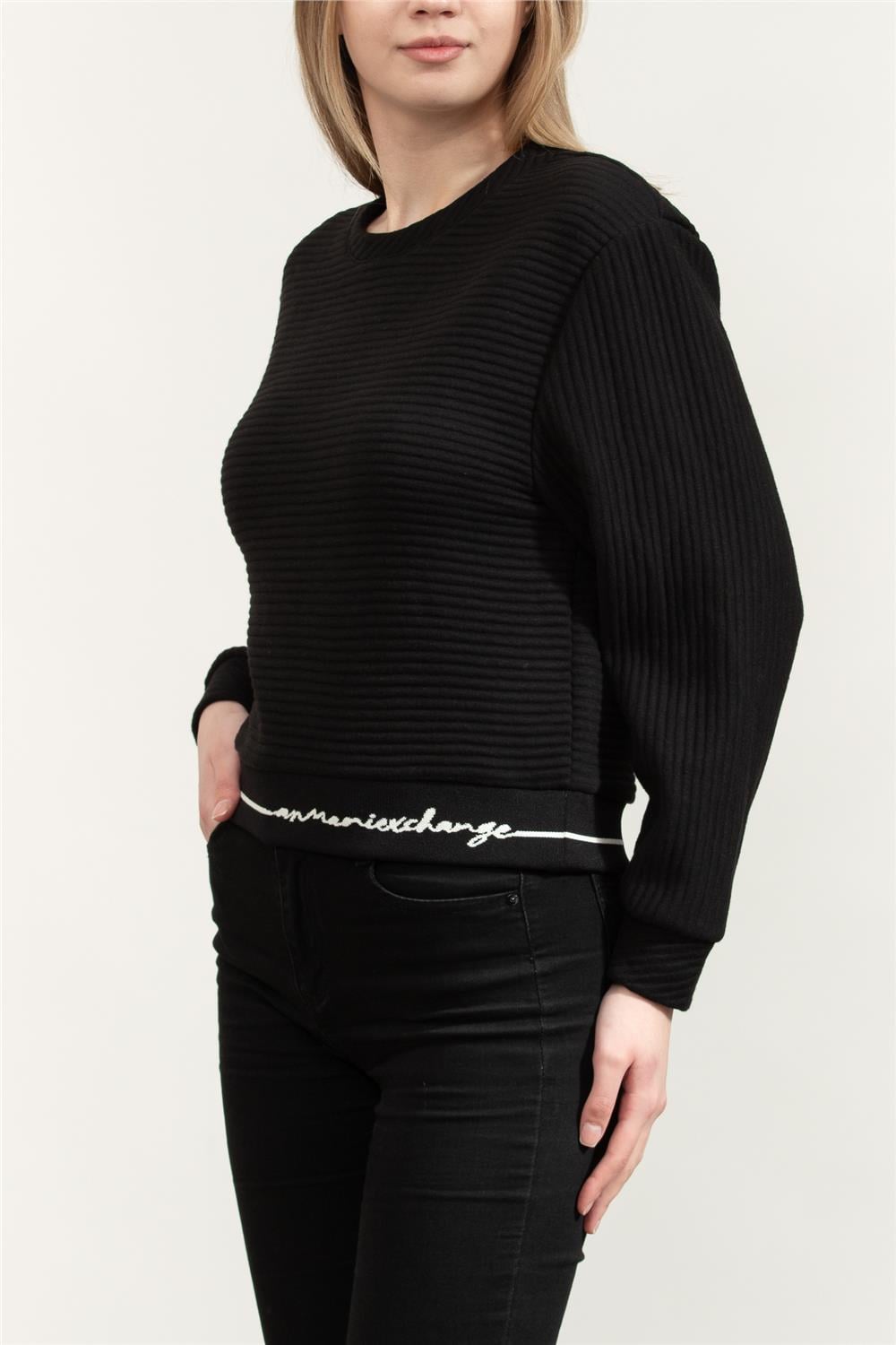 Armani Exchange Kadın Bisiklet Yaka Sweatshirt