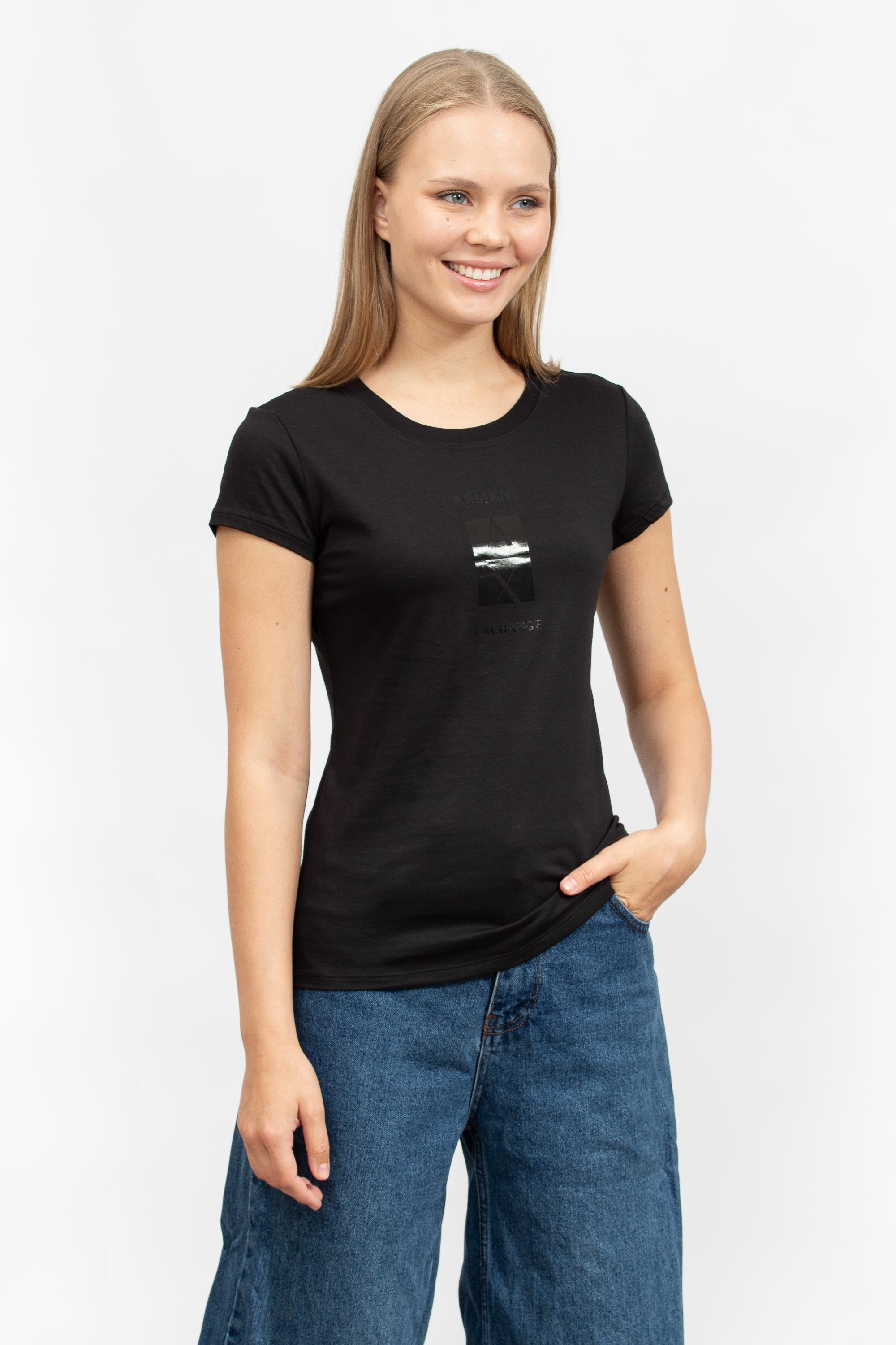 Armani Exchange Kadın Bisiklet Yaka T-Shirt