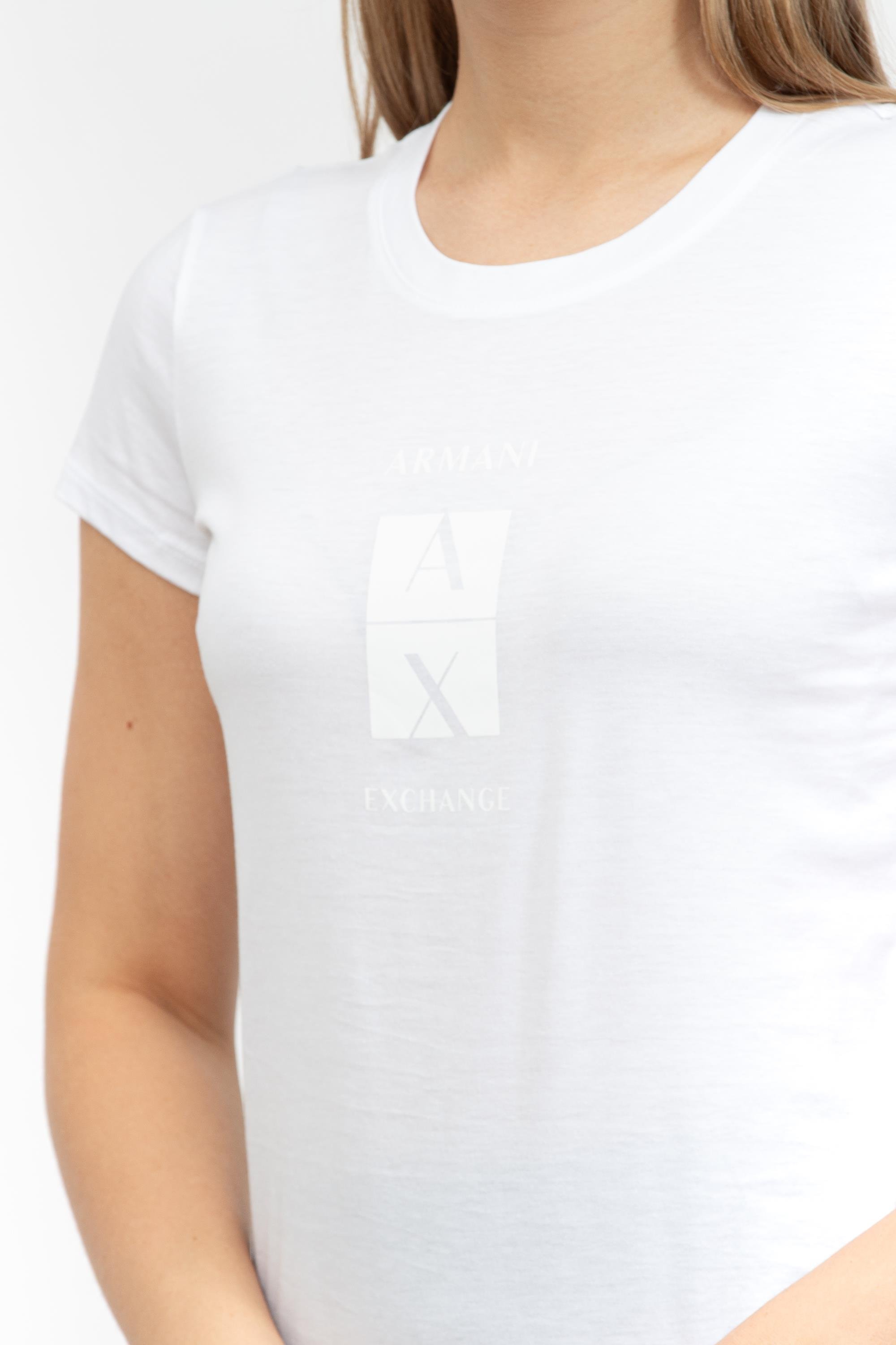 Armani Exchange Kadın Bisiklet Yaka T-Shirt