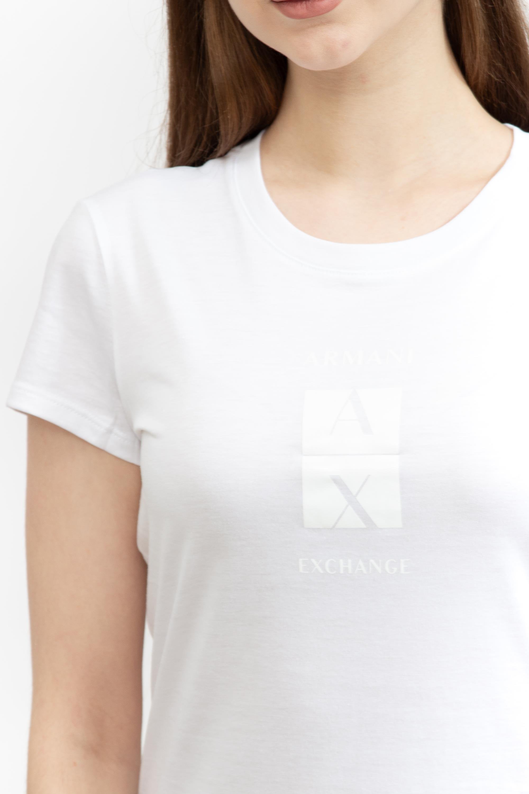 Armani Exchange Kadın Bisiklet Yaka T-Shirt