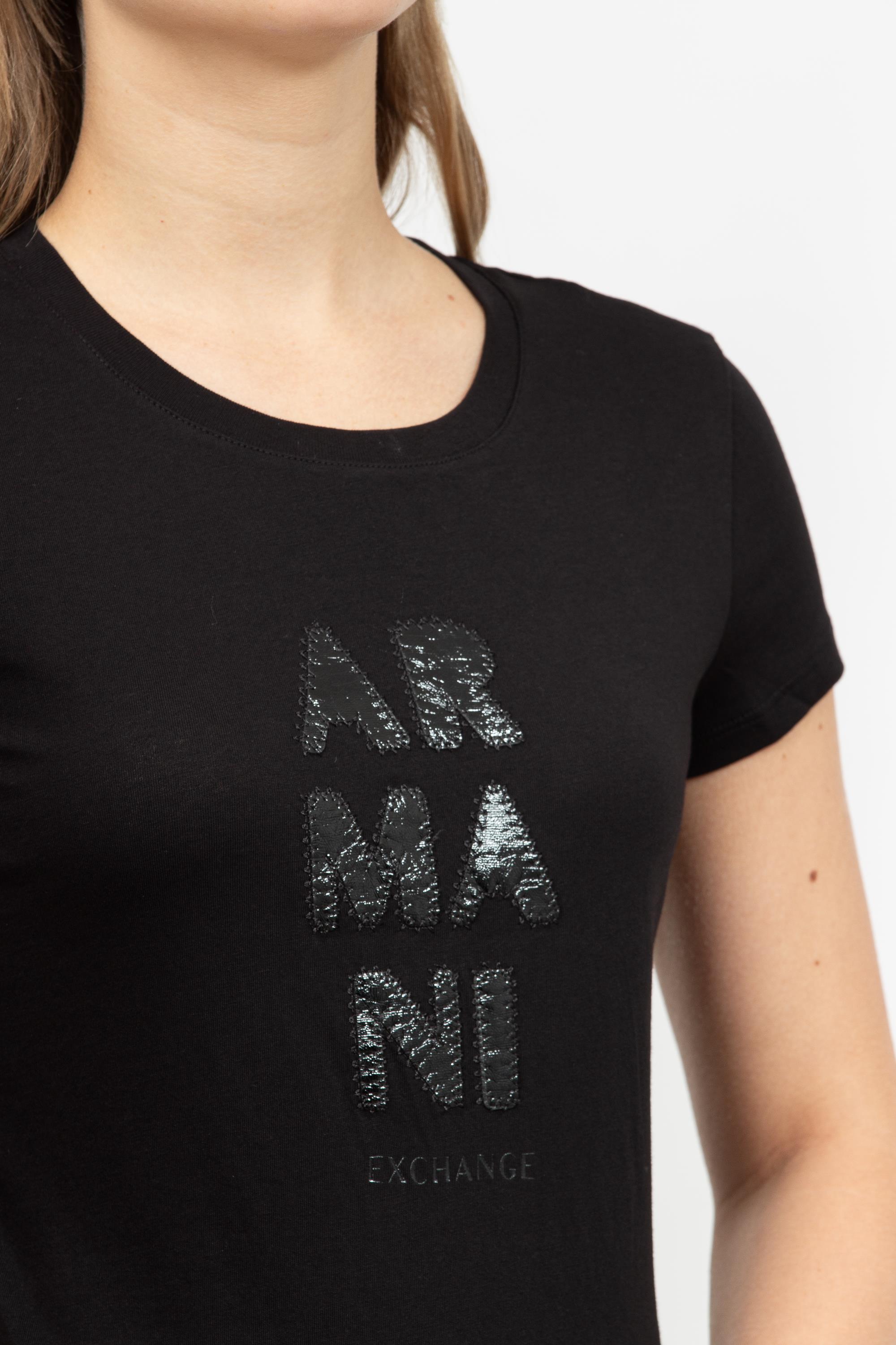 Armani Exchange Kadın Bisiklet Yaka T-Shirt