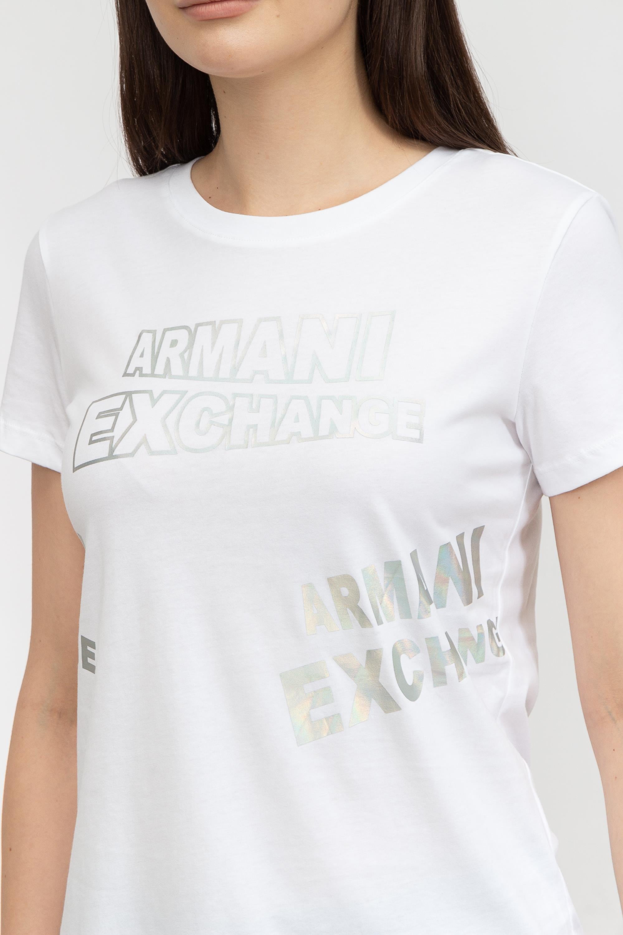 Armani Exchange Kadın Bisiklet Yaka T-Shirt
