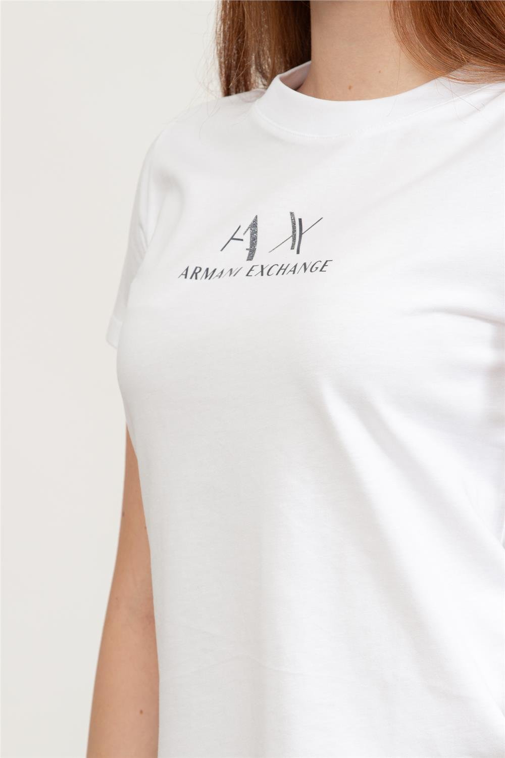 Armani Exchange Kadın Bisiklet Yaka T-Shirt