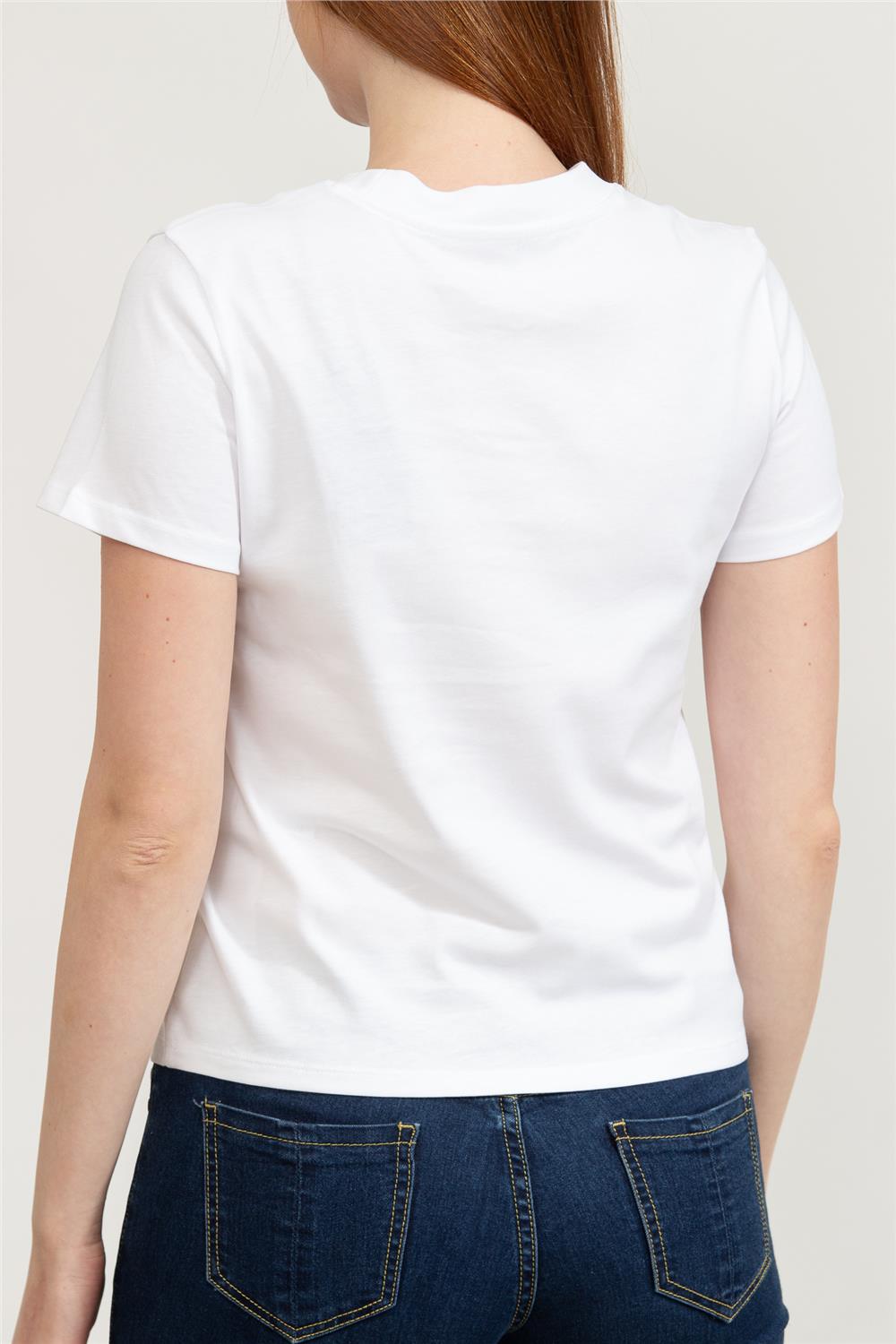 Armani Exchange Kadın Bisiklet Yaka T-Shirt