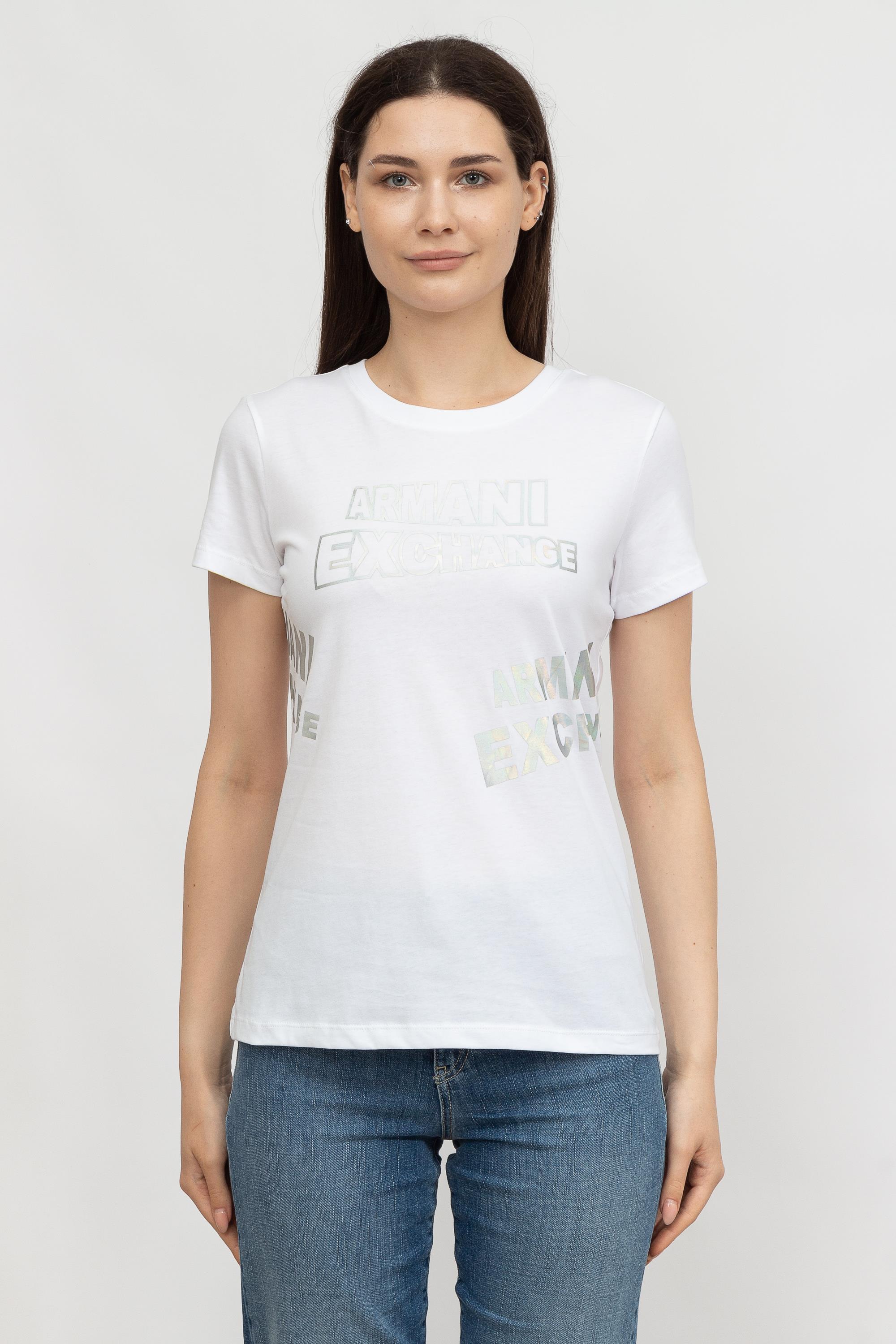 Armani Exchange Kadın Bisiklet Yaka T-Shirt