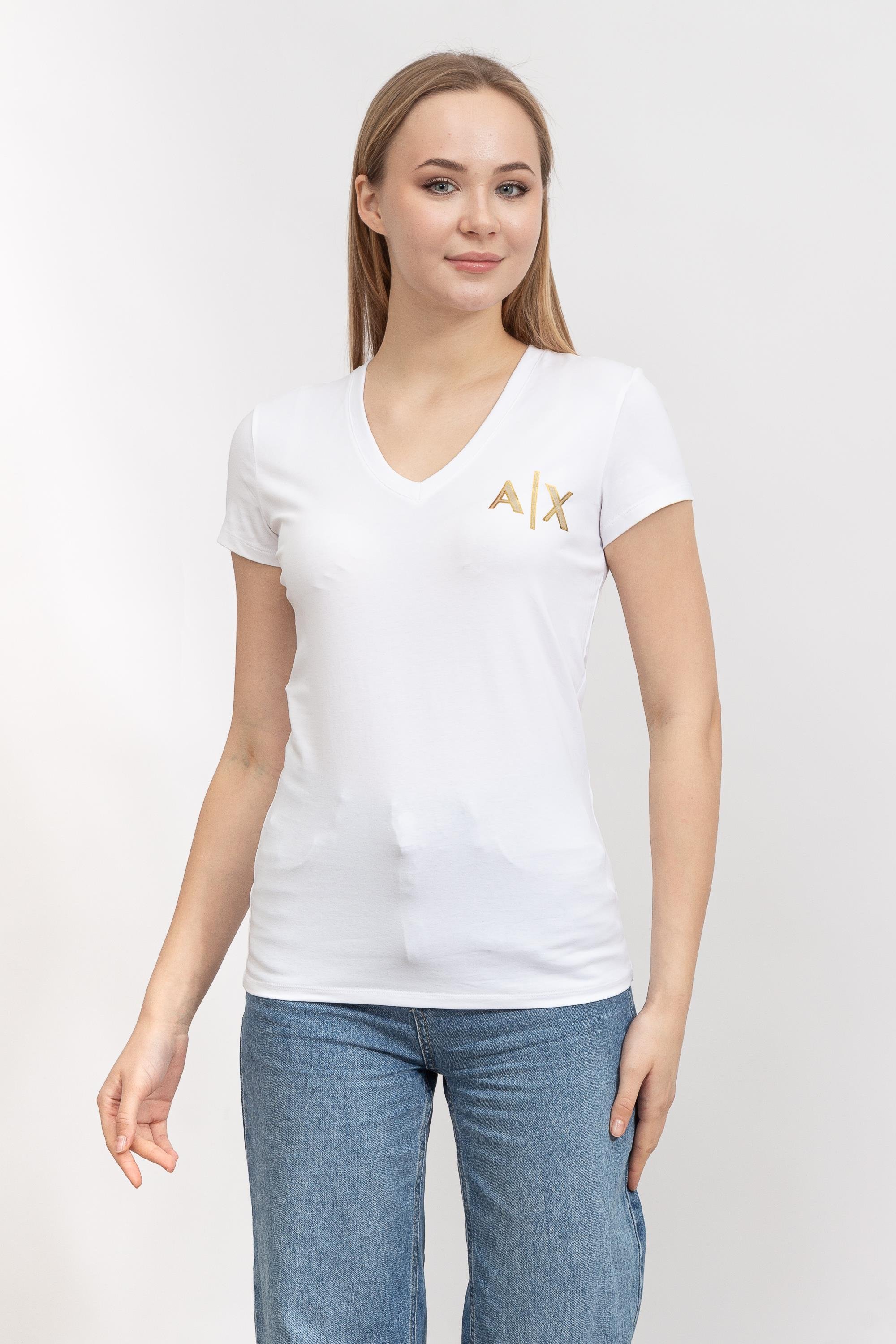 Armani Exchange Kadın Bisiklet Yaka T-Shirt