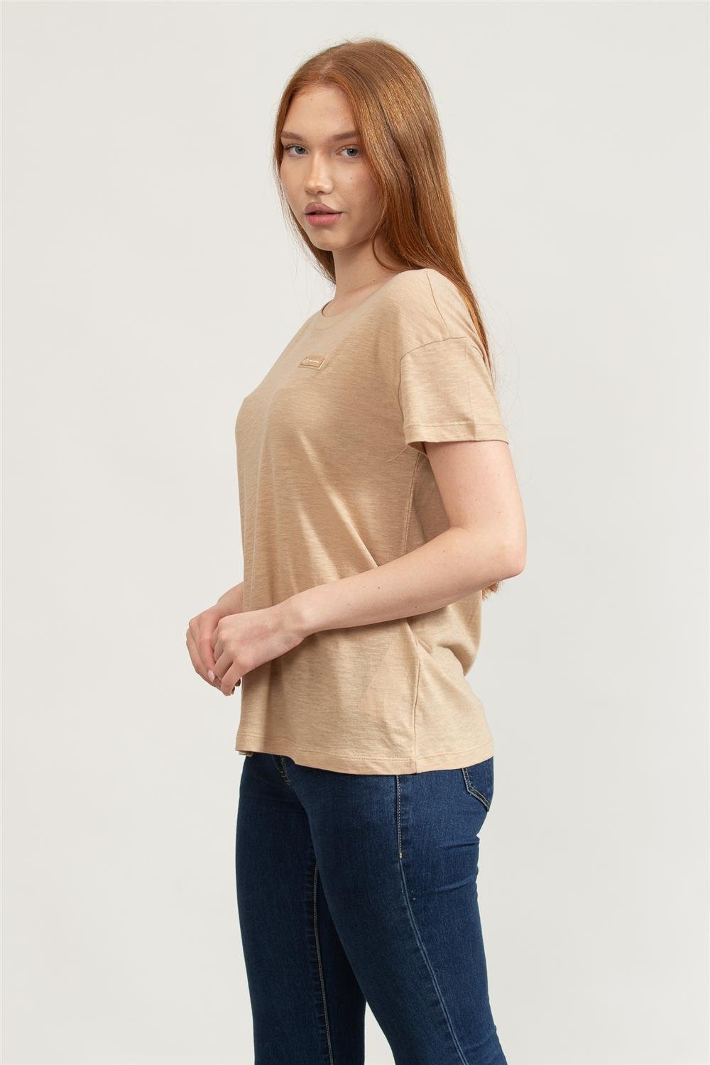 Armani Exchange Kadın Bisiklet Yaka T-Shirt
