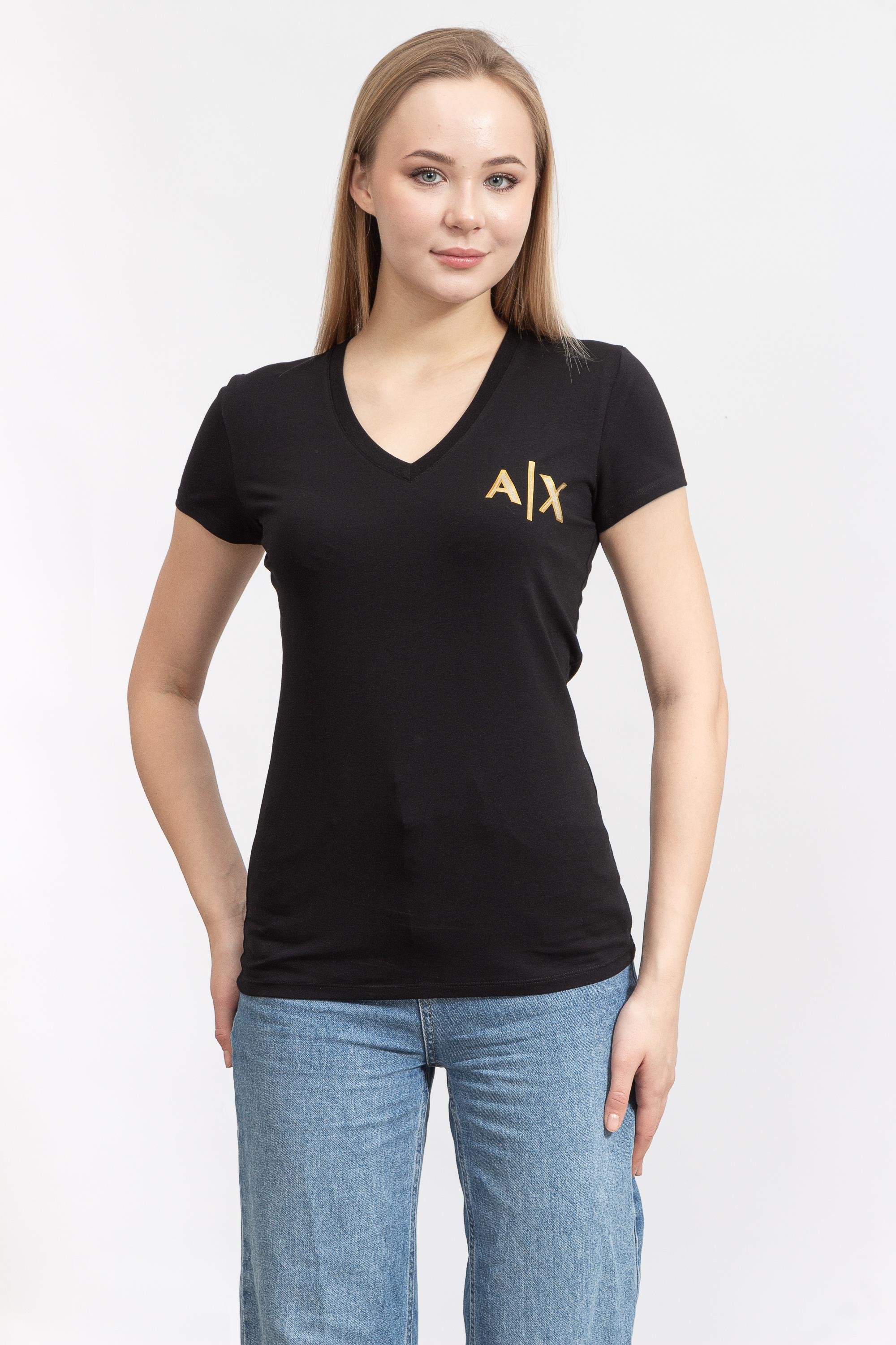 Armani Exchange Kadın Bisiklet Yaka T-Shirt