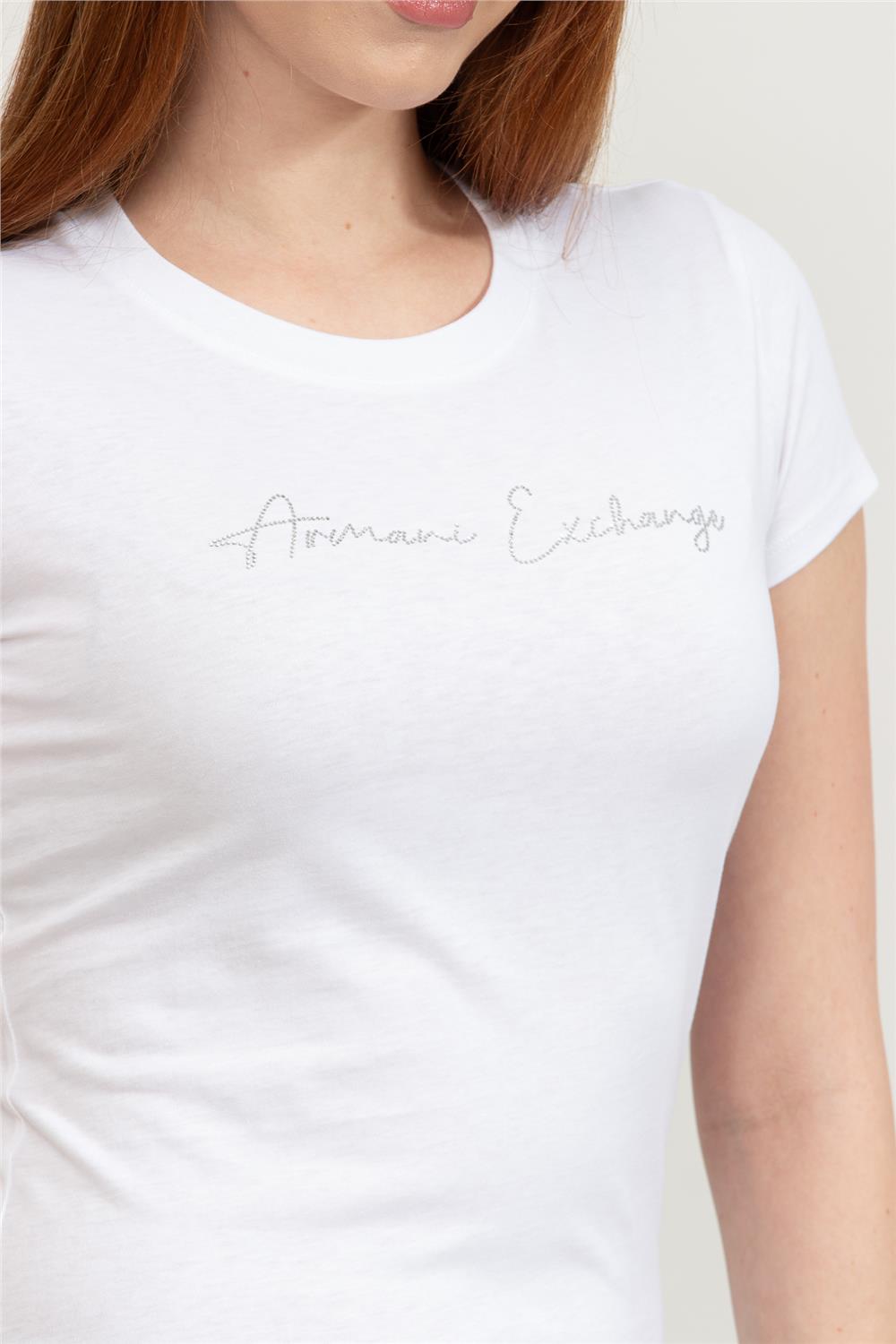 Armani Exchange Kadın Bisiklet Yaka T-Shirt