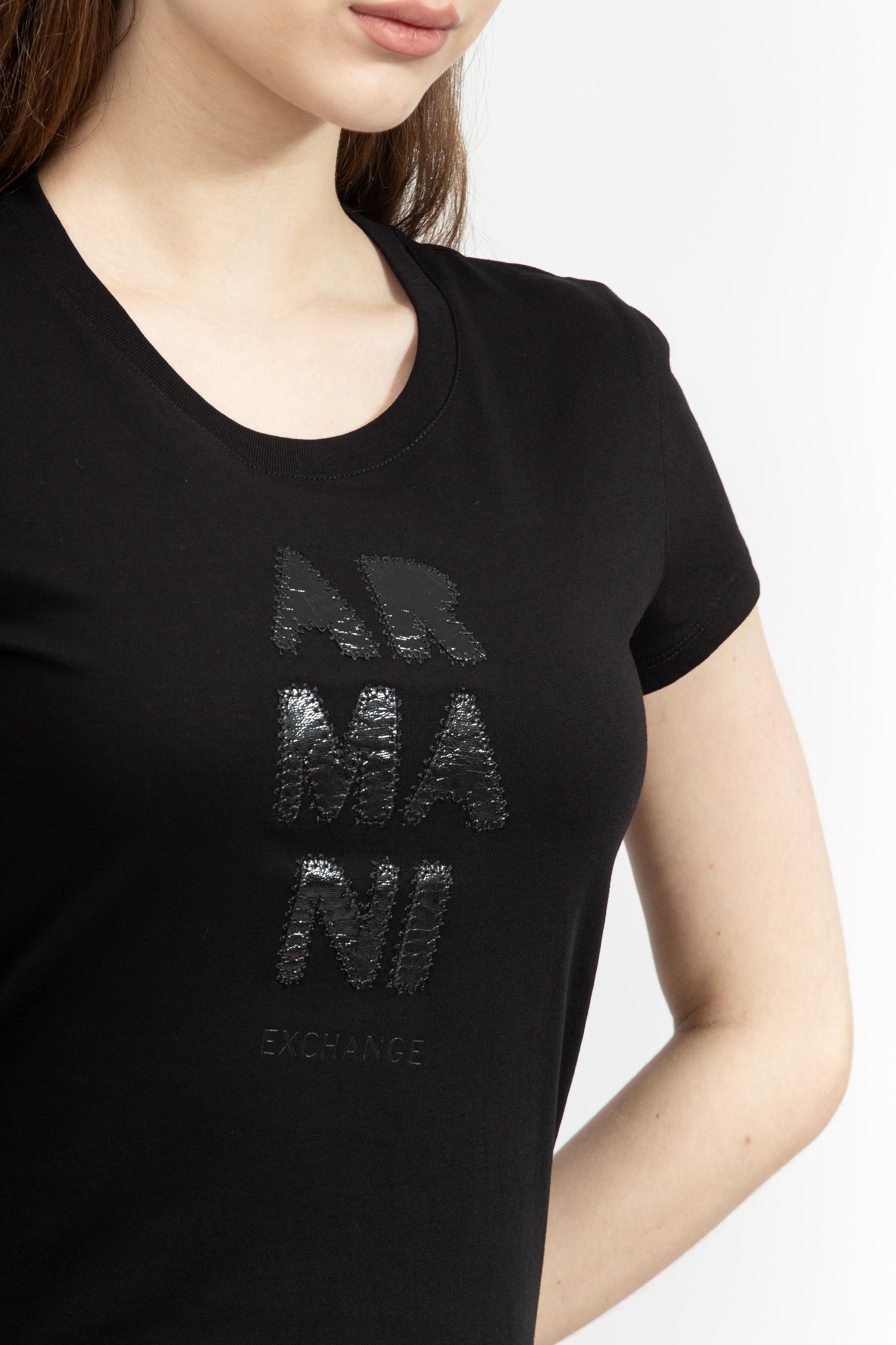 Armani Exchange Kadın Bisiklet Yaka T-Shirt