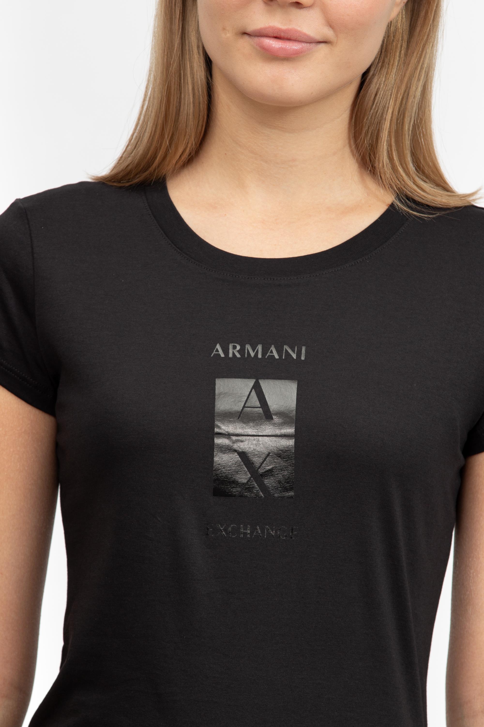 Armani Exchange Kadın Bisiklet Yaka T-Shirt