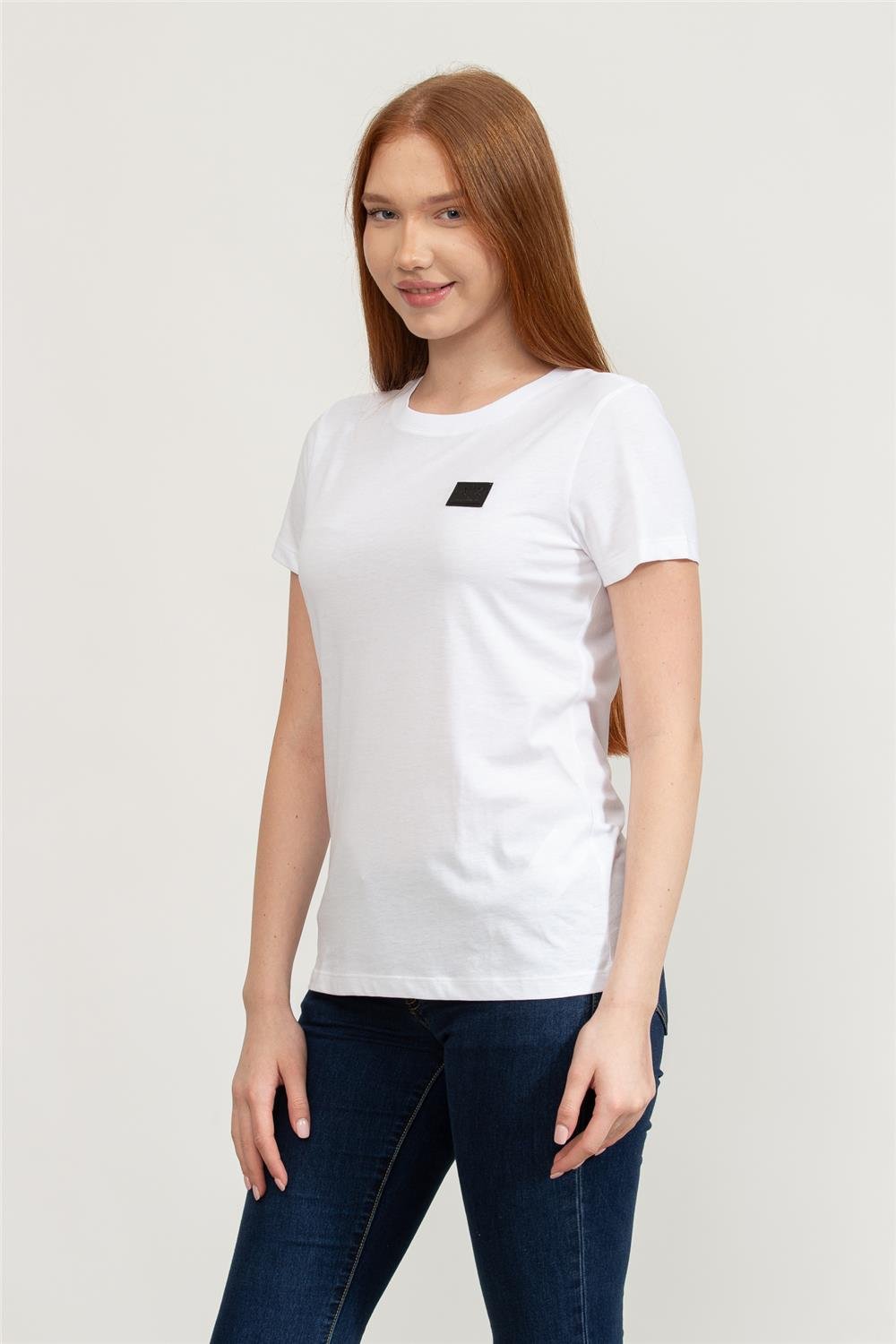 Armani Exchange Kadın Bisiklet Yaka T-Shirt