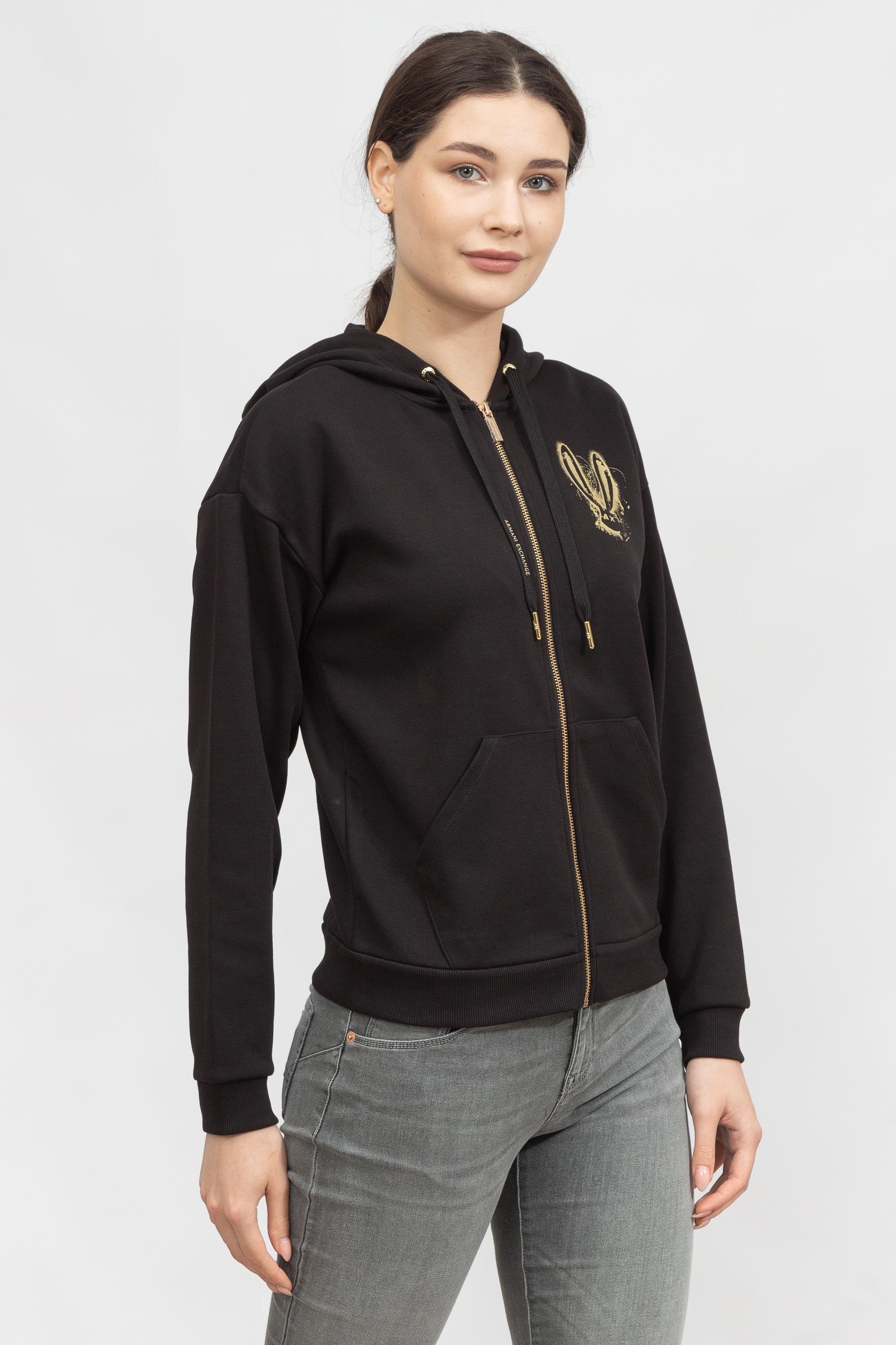 Armani Exchange Kadın Fermuarlı Sweatshirt